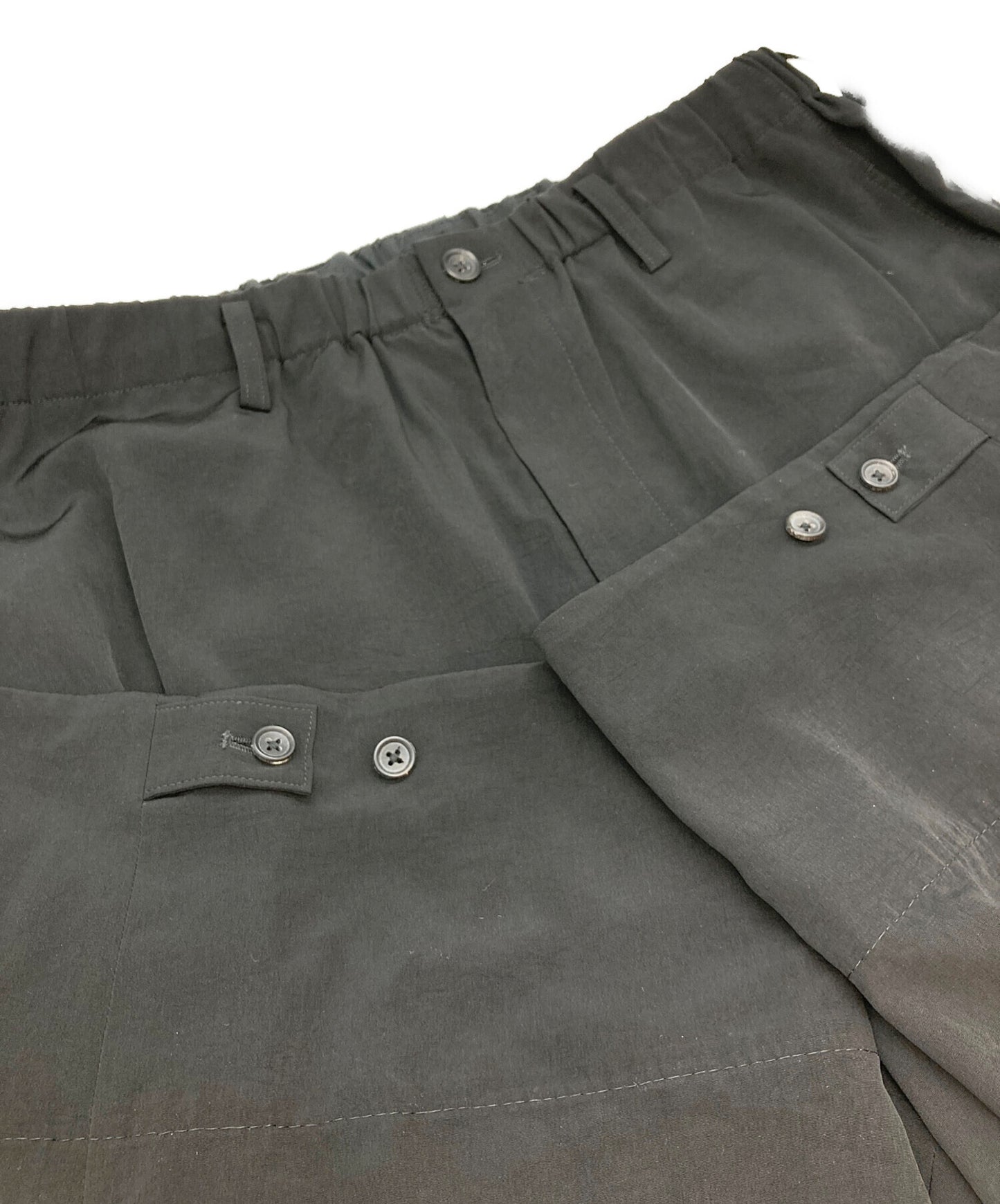 [Pre-owned] Yohji Yamamoto pour homme Elastic Waistband Cropped Trousers HZ-P42-500