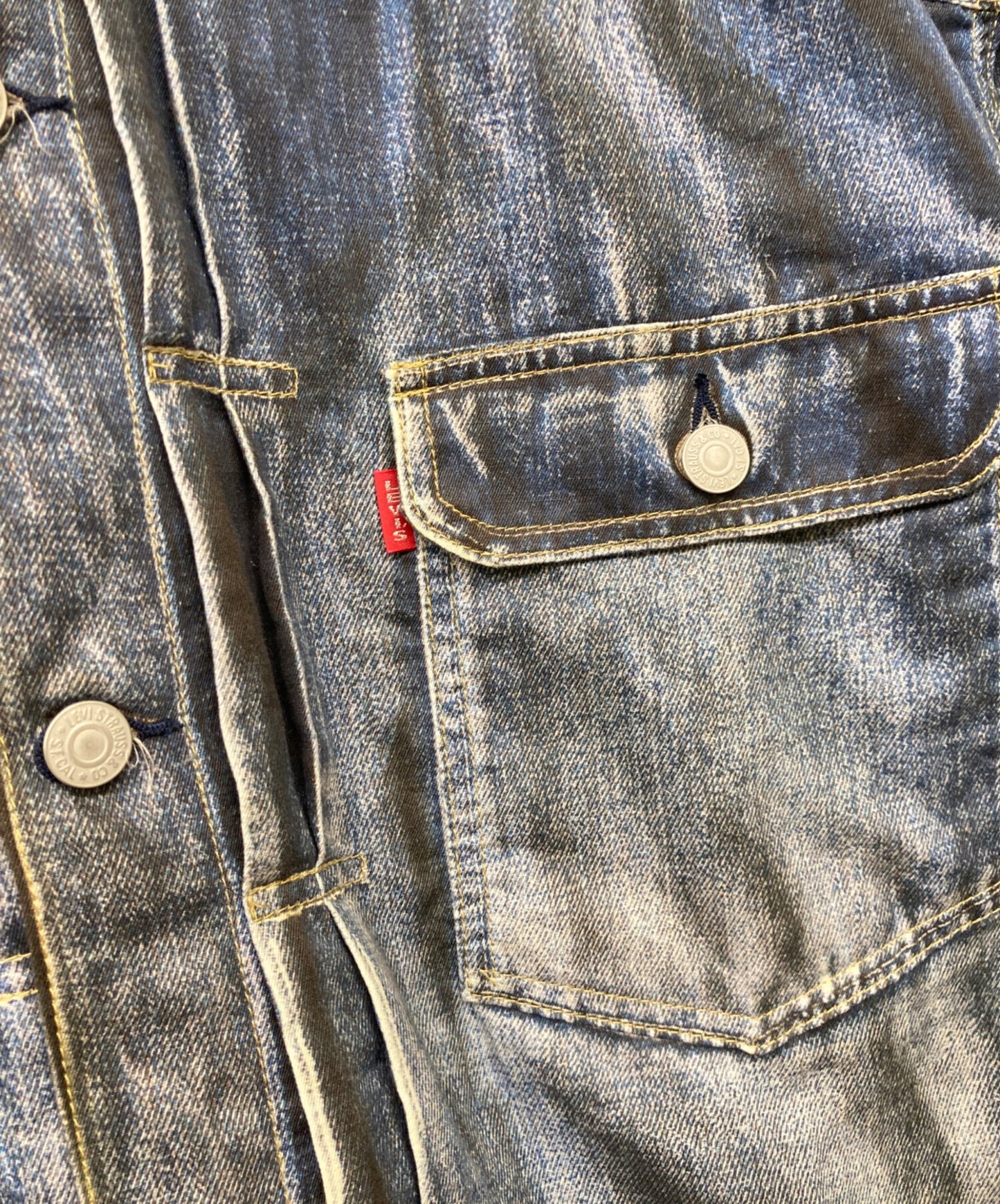 [Pre-owned] eYe COMME des GARCONS JUNYAWATANABE MAN Cotton linen dungaree print WI-J907/AD2021