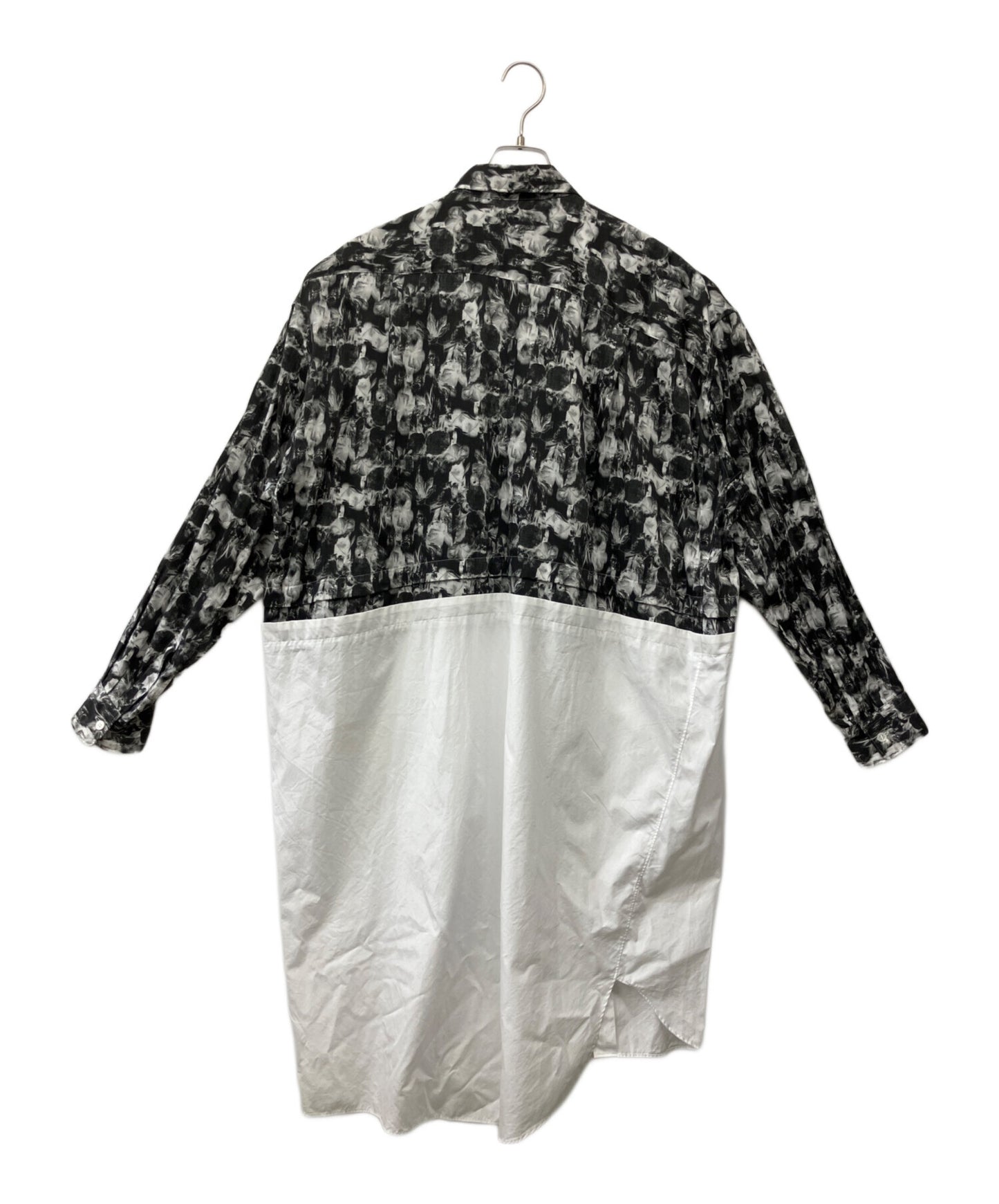 [Pre-owned] COMME des GARCONS HOMME PLUS Asymmetrical Reconstruction Layered Long Shirt PI-B009