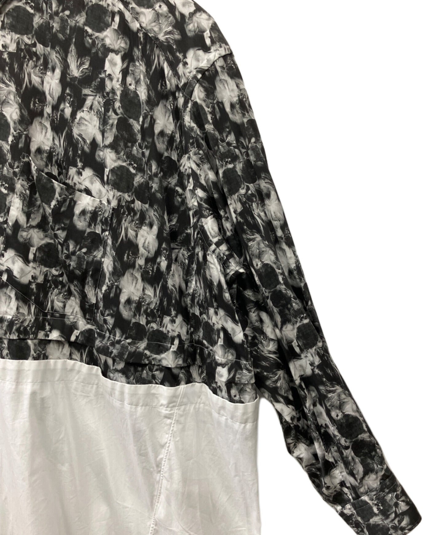 [Pre-owned] COMME des GARCONS HOMME PLUS Asymmetrical Reconstruction Layered Long Shirt PI-B009