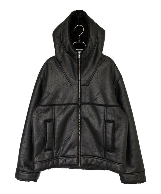 [Pre-owned] SUPREME Faux Shearling Hooded Jacket