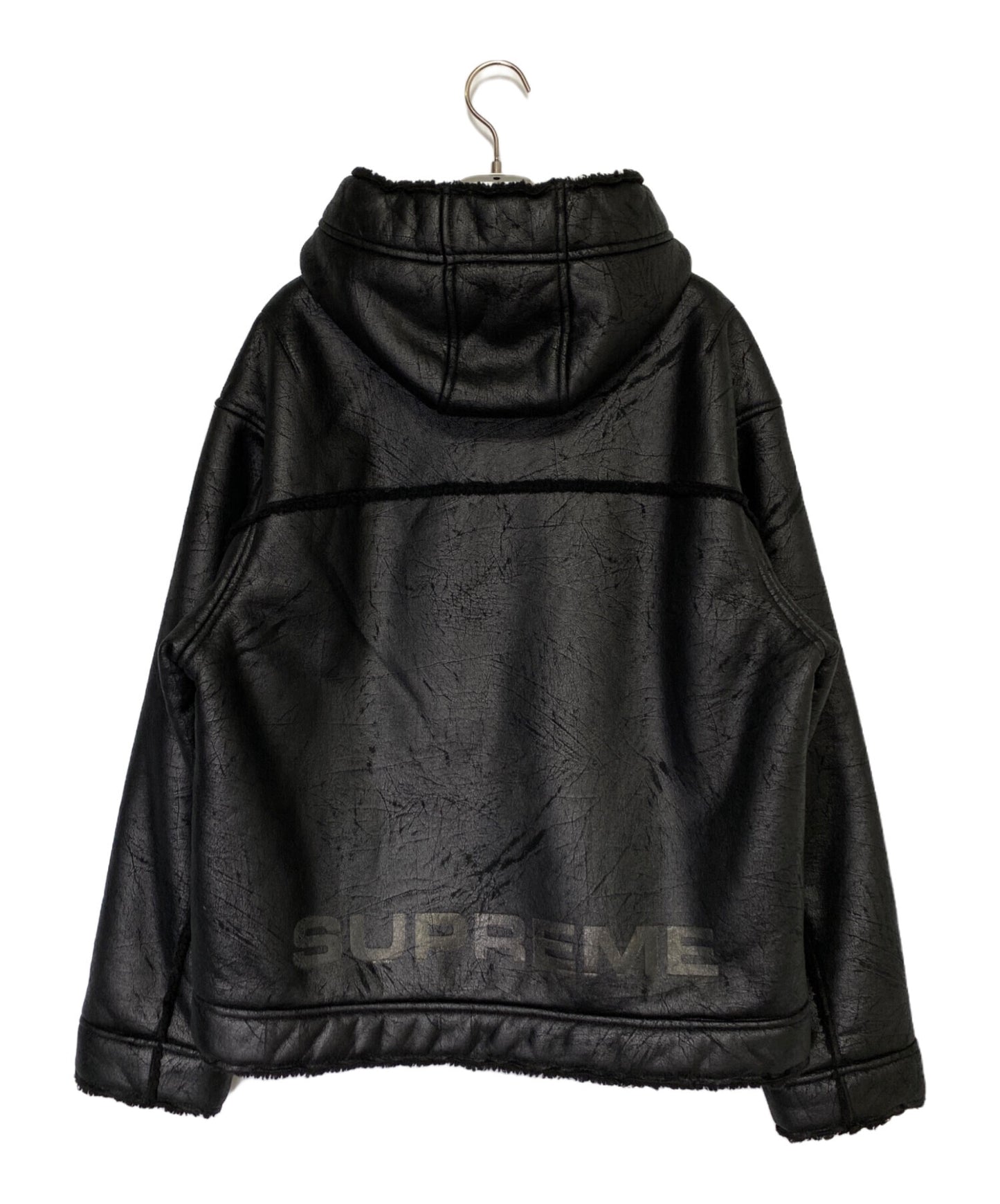 [Pre-owned] SUPREME Faux Shearling Hooded Jacket
