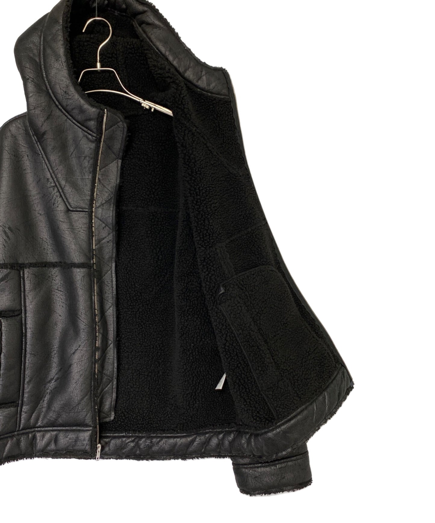 [Pre-owned] SUPREME Faux Shearling Hooded Jacket