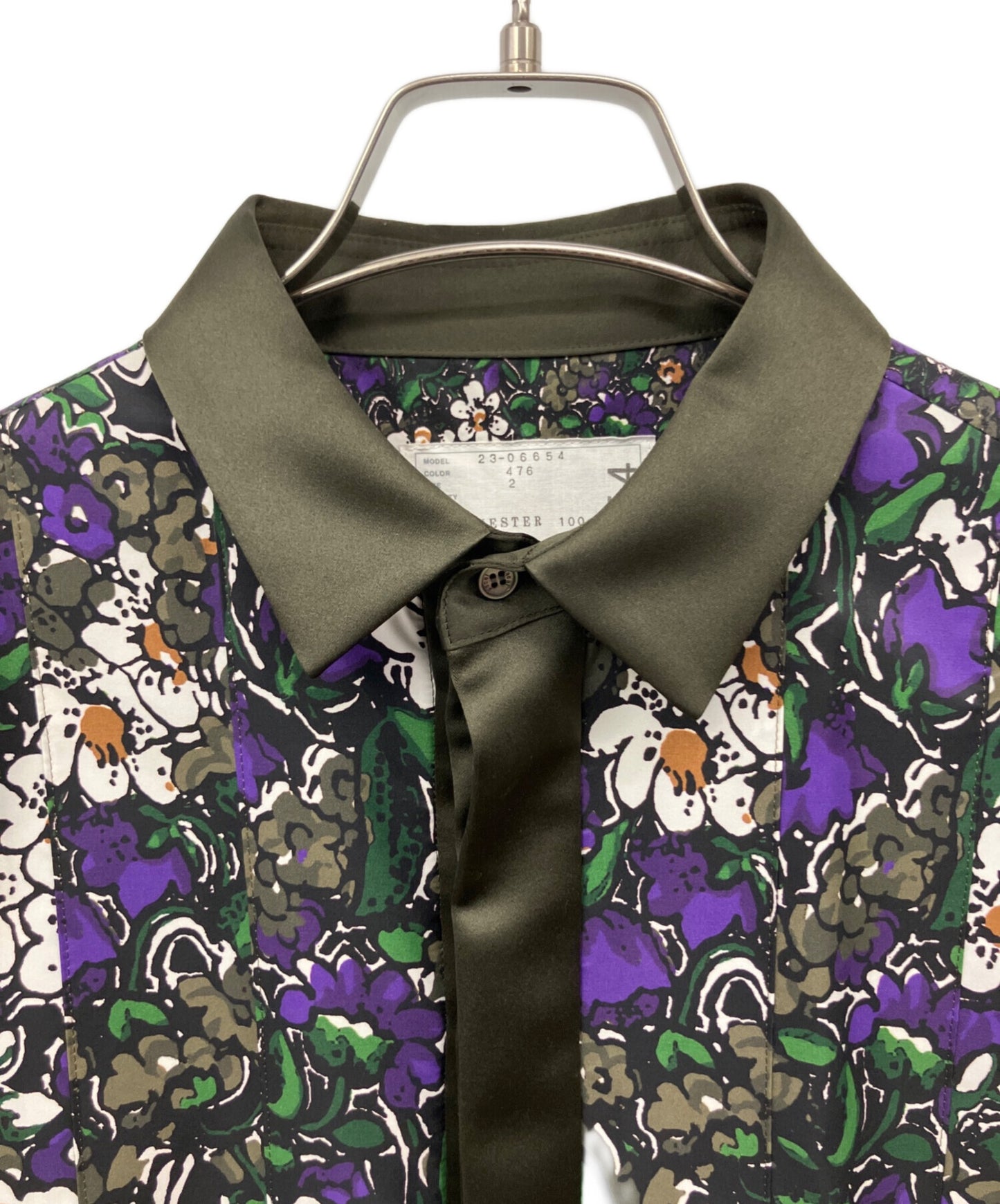 [Pre-owned] sacai Floral Print Shirt 23-06654