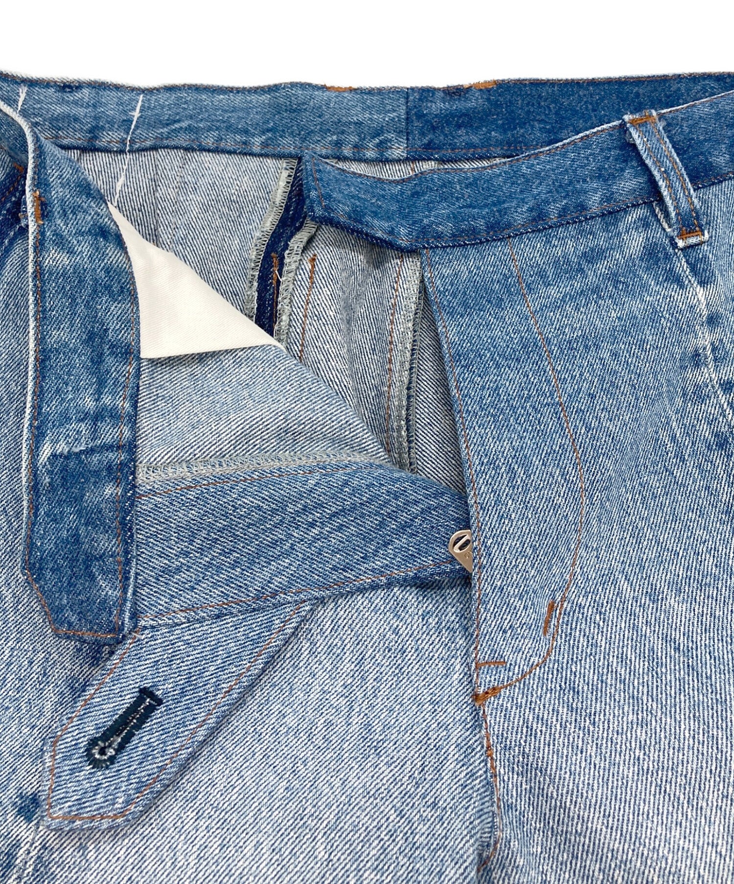 Pre-owned] TAKAHIROMIYASHITA TheSoloIst. layered jean sw