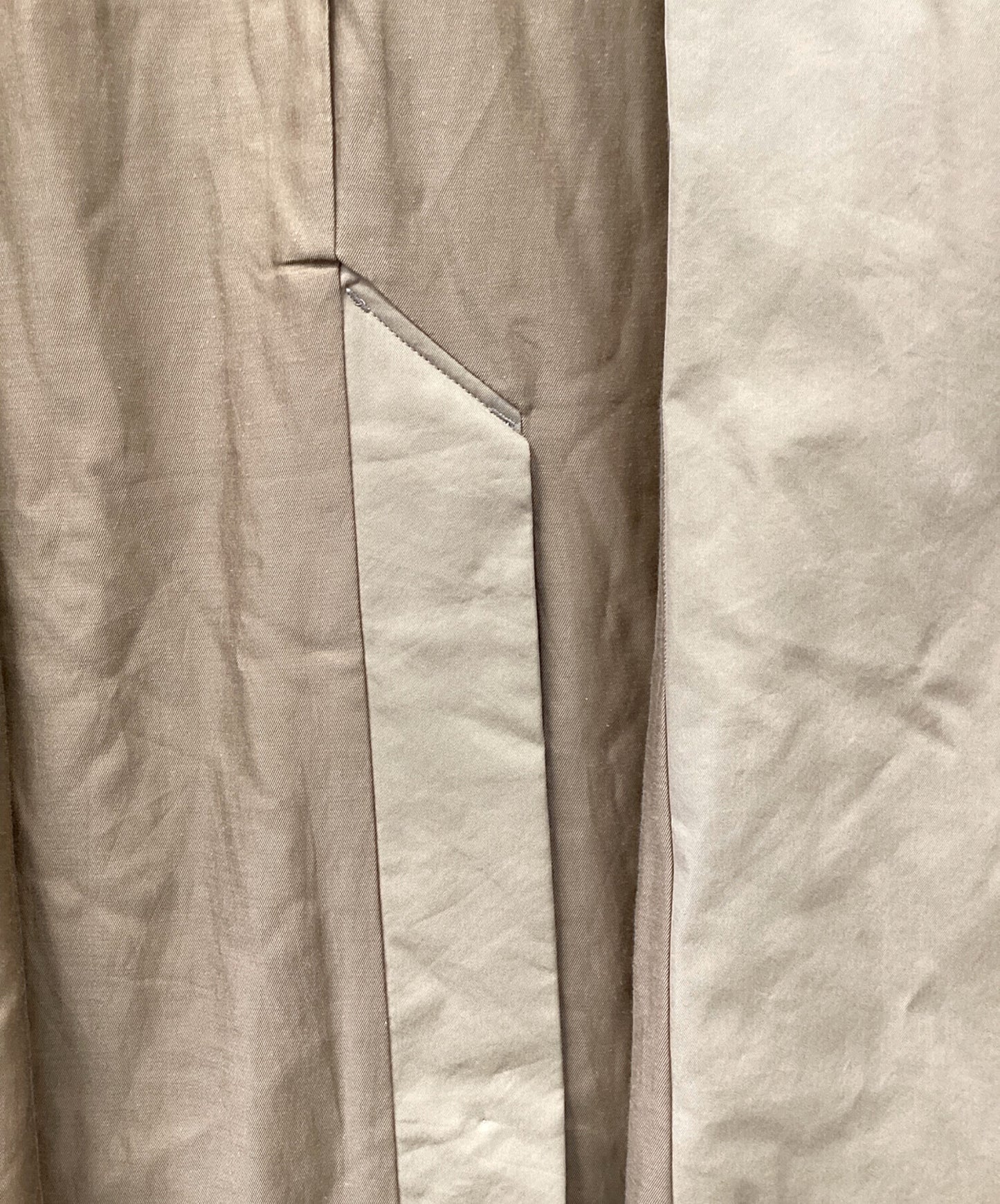 [Pre-owned] AURALEE WASHED FINX CUPRO TWILL LONG COAT A20AC02FC