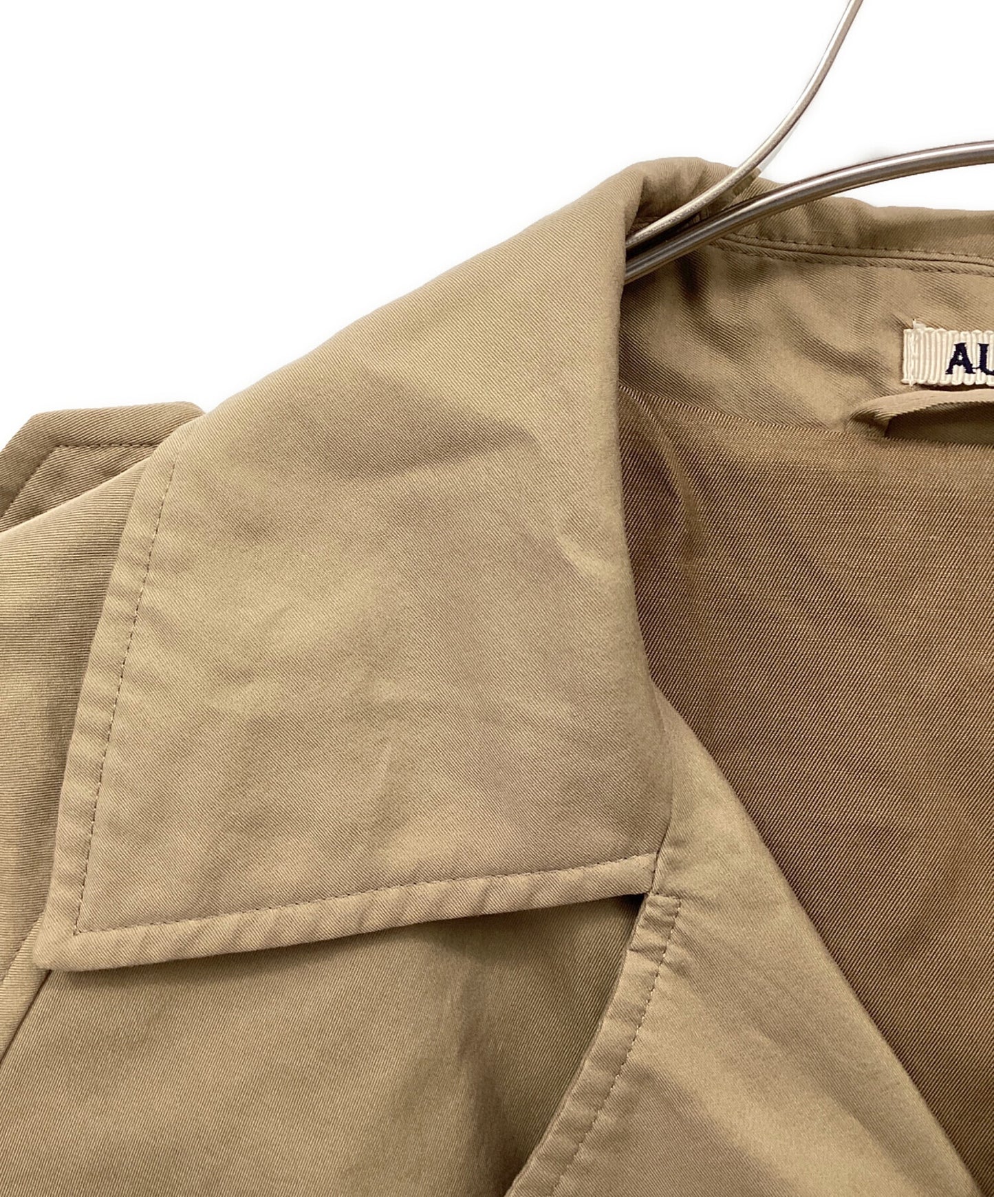 [Pre-owned] AURALEE WASHED FINX CUPRO TWILL LONG COAT A20AC02FC