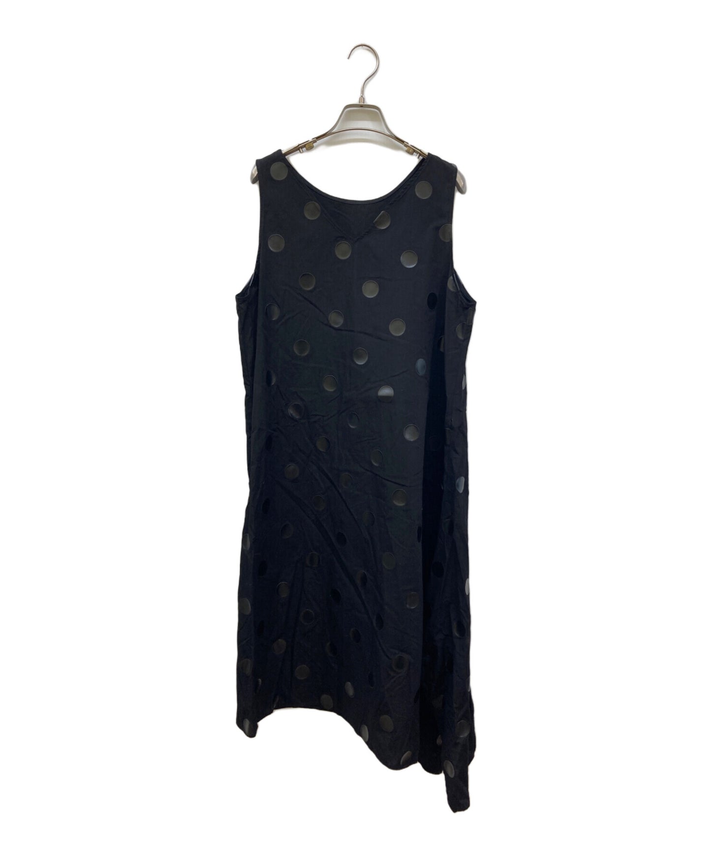 [Pre-owned] Y's Dotted Asymmetrical Dress YH-D14-007