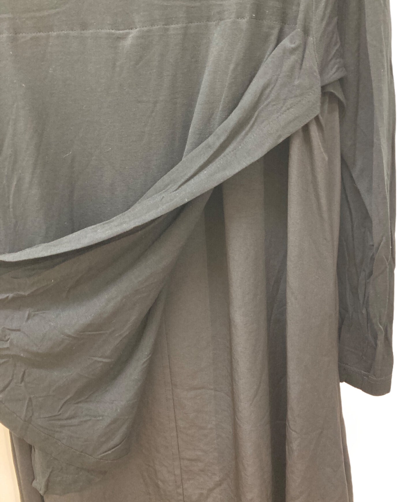 [Pre-owned] GROUND Y Vintage Decyne Jersey Long Shirt Docking Cut Sew GA-T05-801