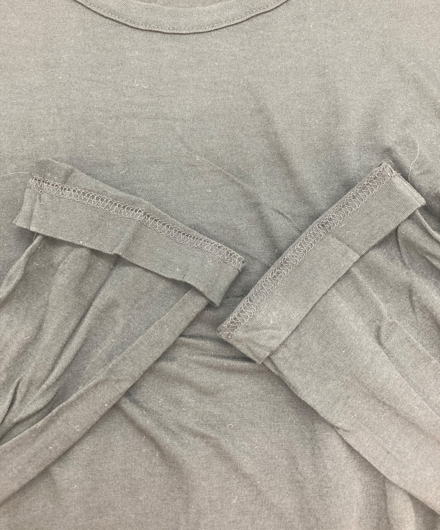 [Pre-owned] GROUND Y Vintage Decyne Jersey Long Shirt Docking Cut Sew GA-T05-801