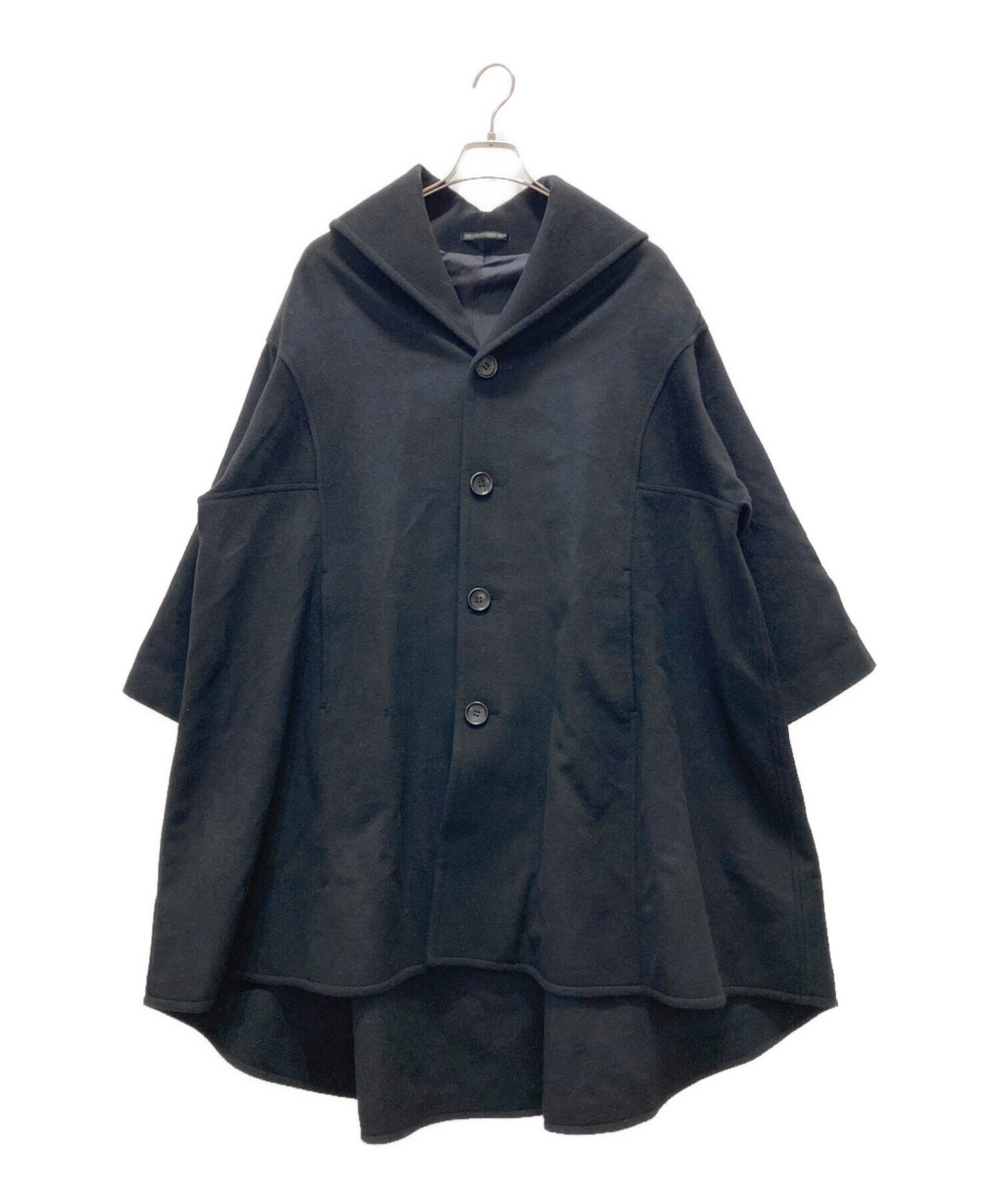 [Pre-owned] YOHJI YAMAMOTO Drop Shoulder Cashmere Blended Coat FV-C24-135