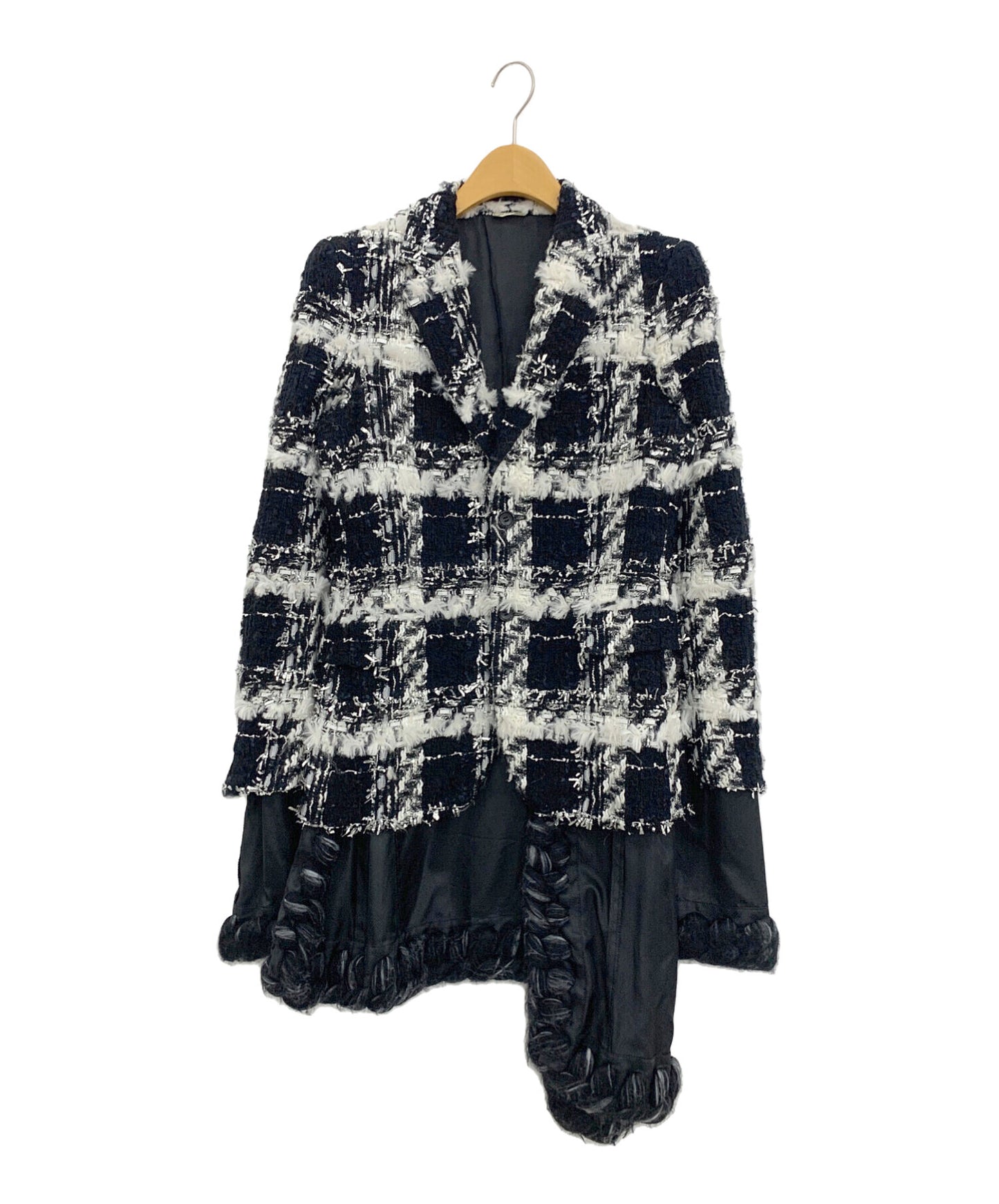 [Pre-owned] COMME des GARCONS HOMME PLUS Asymmetrical Tweed Jacket PH-J039