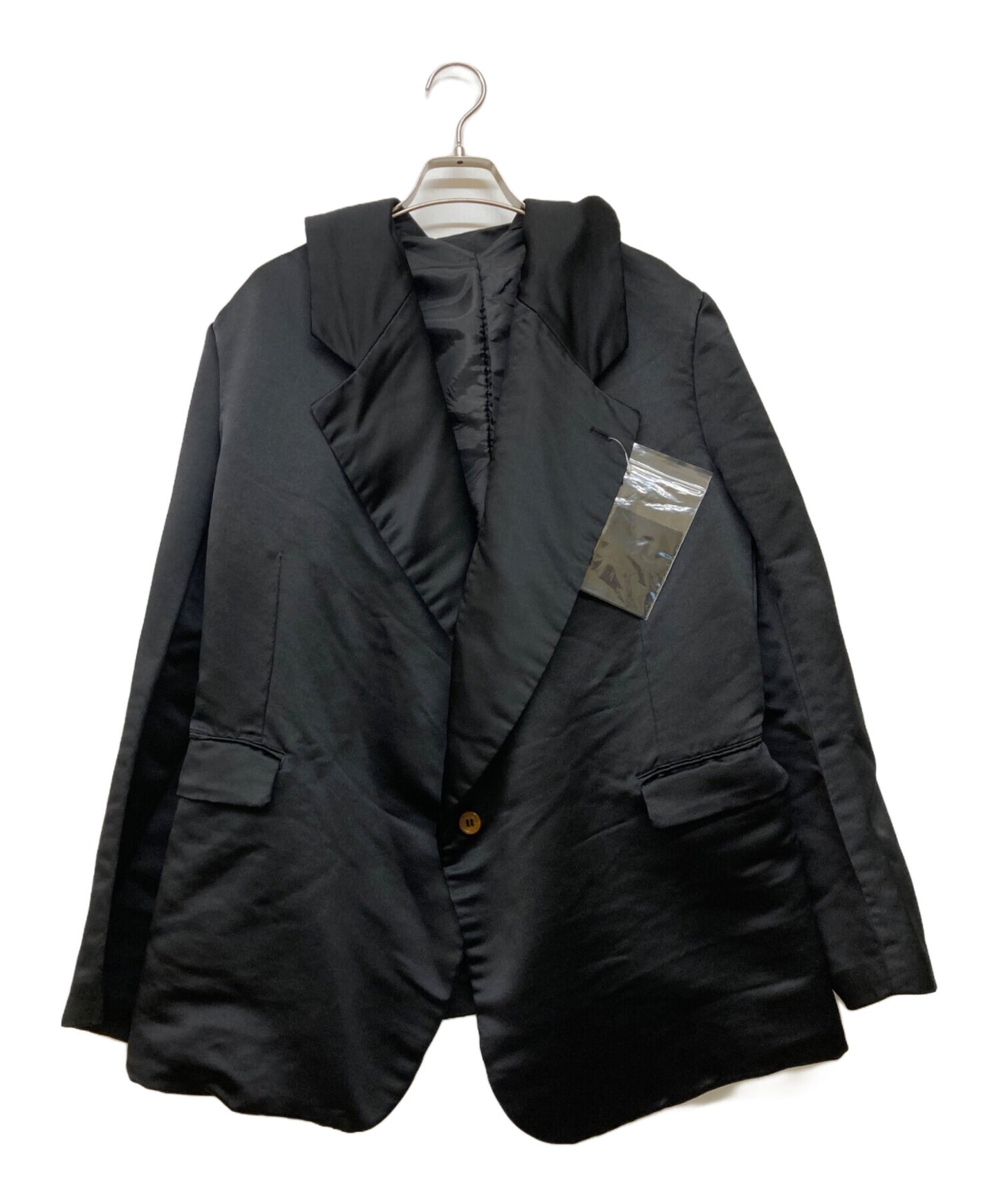 [Pre-owned] COMME des GARCONS Modified Tailored Jacket / Jacket / Asymmetrical / Tailored / Oversize / 1B / 1 Button / Designer / Mode / Domestic / MADE IN JAPAN / Made in Japan / Black / Spring / Autumn GE-J021