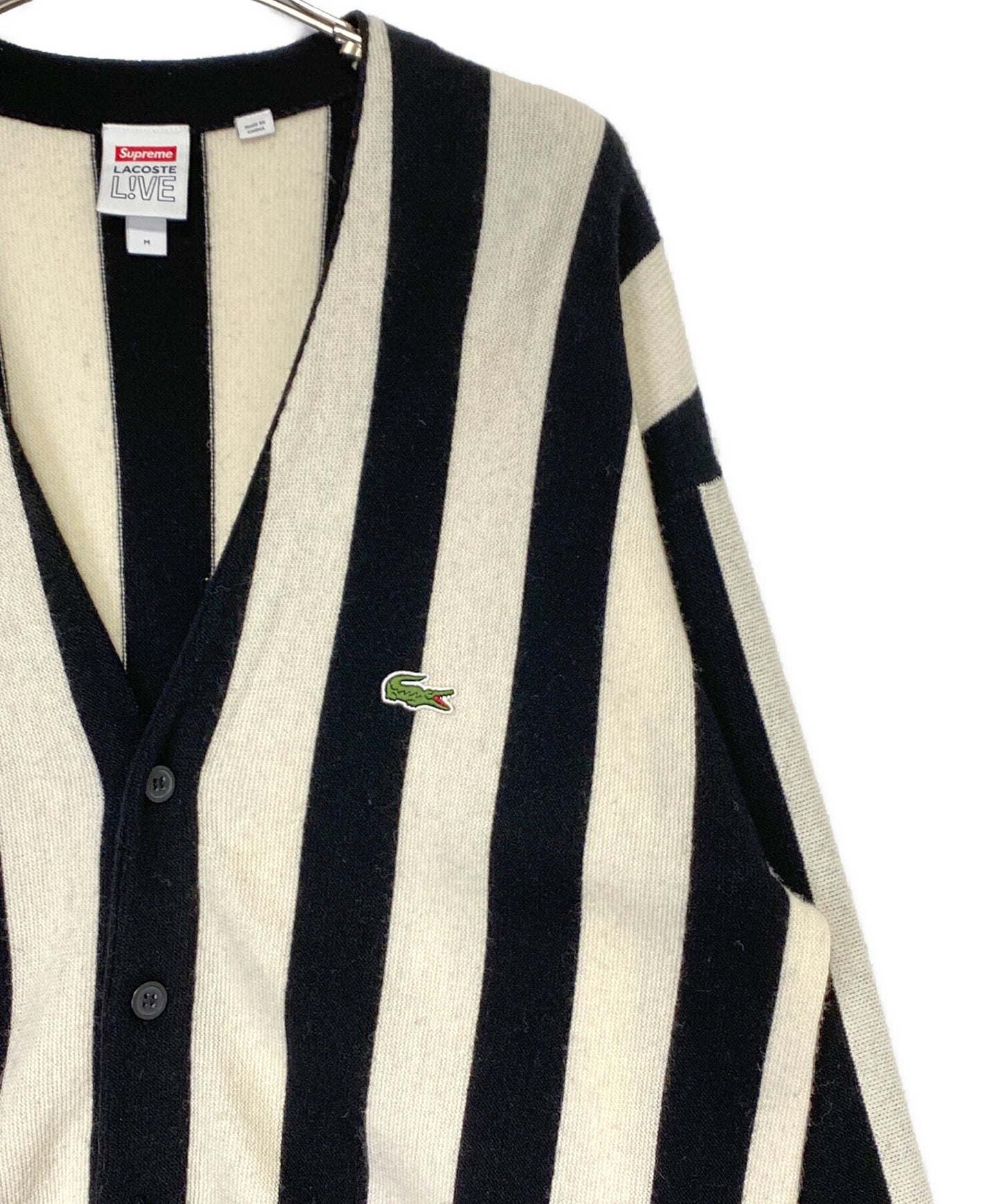 [Pre-owned] SUPREME Stripe Cardigan