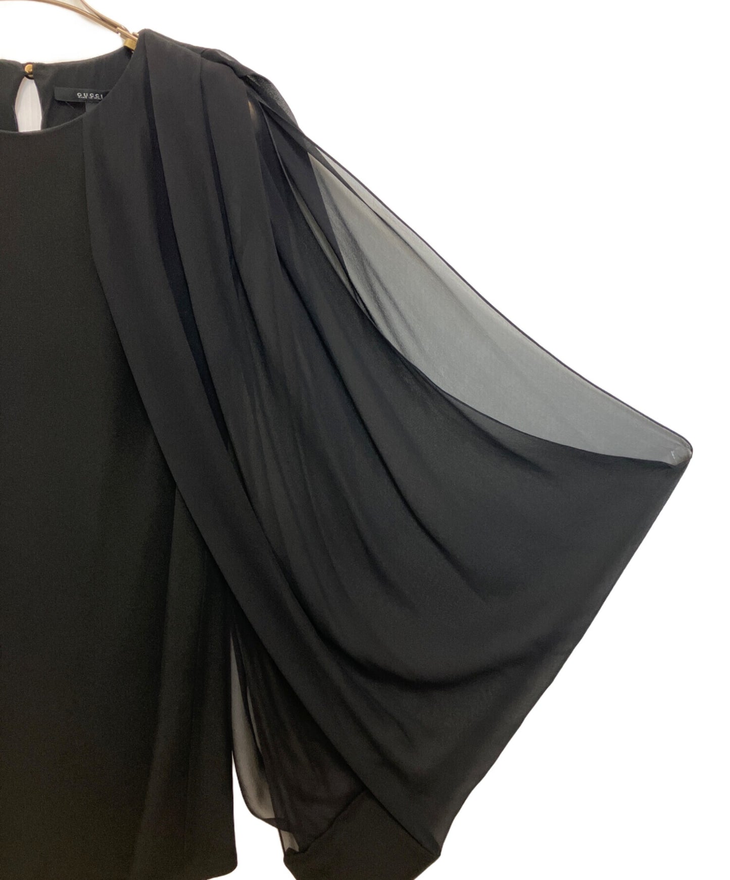 [Pre-owned] GUCCI Sheer volume sleeve blouse 313451