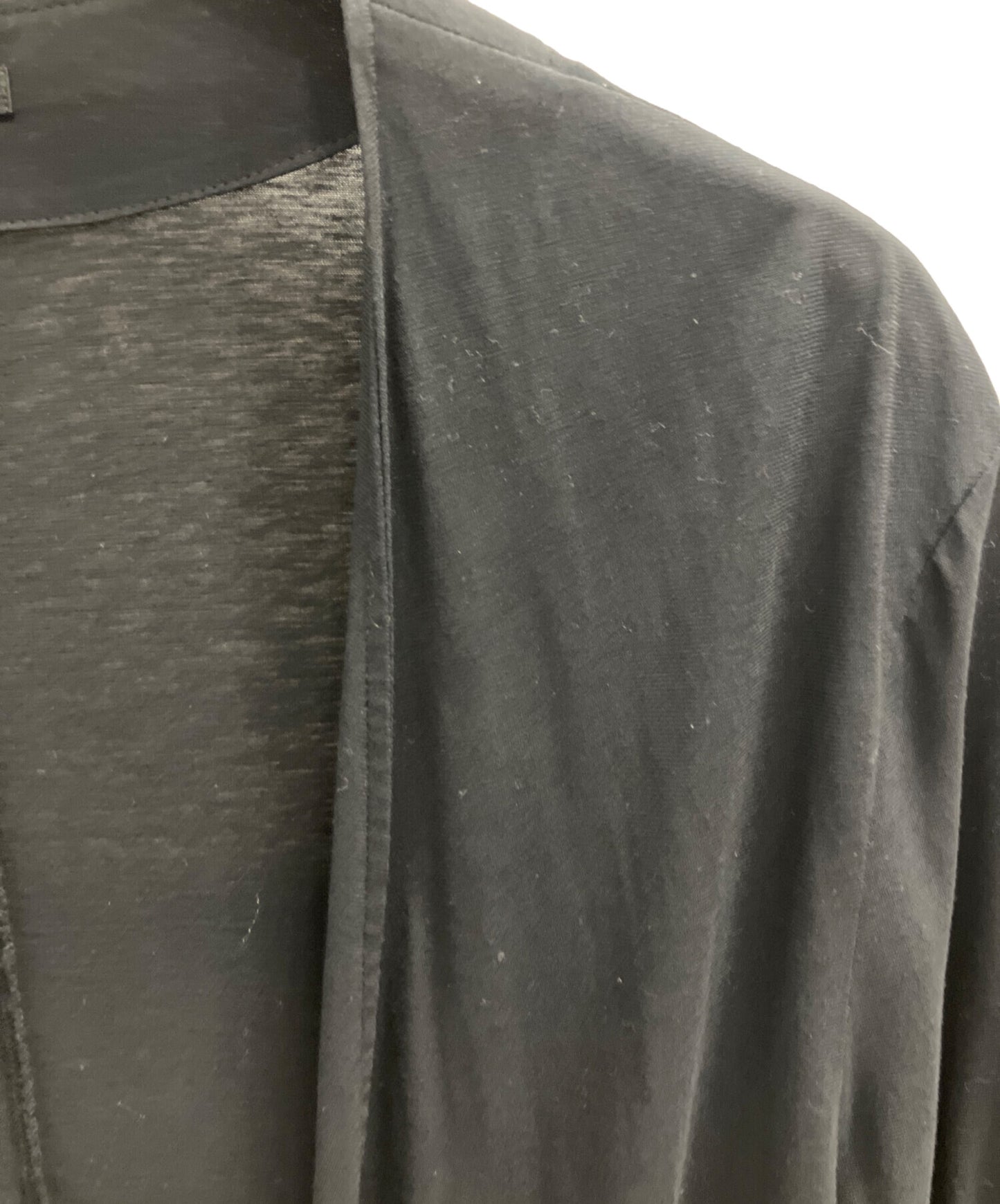 [Pre-owned] Yohji Yamamoto pour homme collarless long coat HH-J57-047