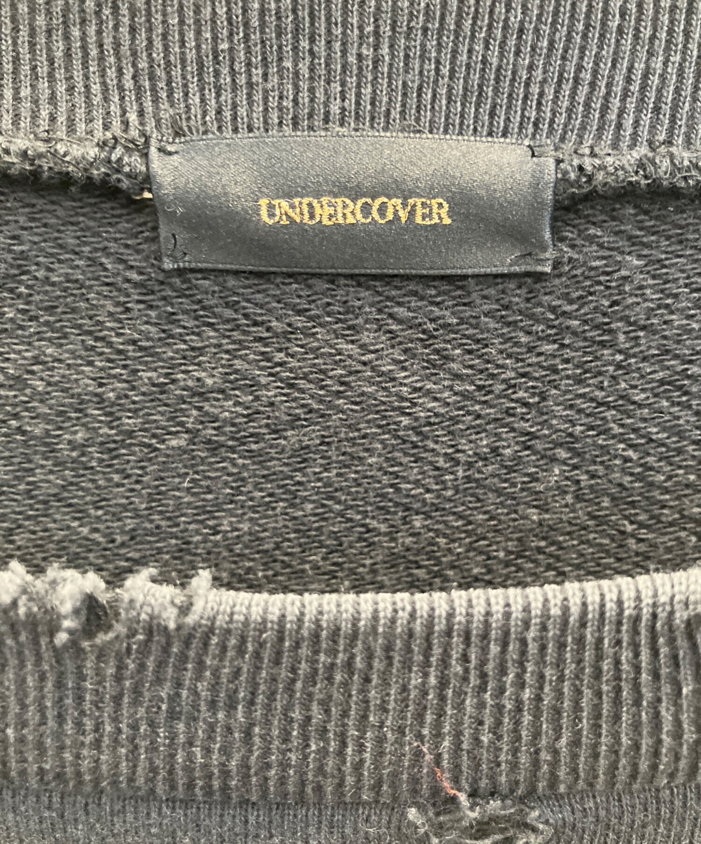 [Pre-owned] UNDERCOVER Crushed Sweatshirt UCT4801