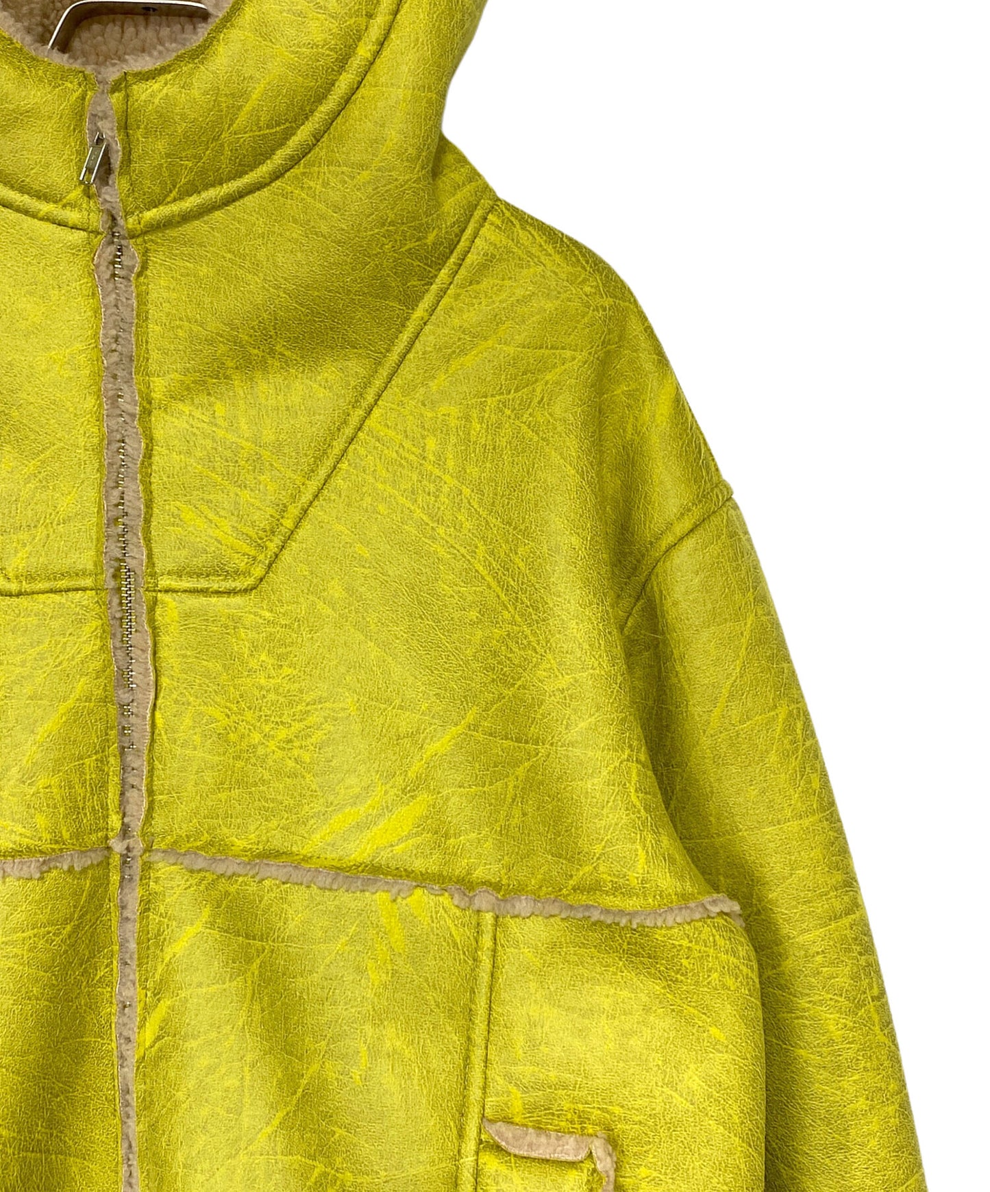 [Pre-owned] SUPREME Faux Shearling Hooded Jacket