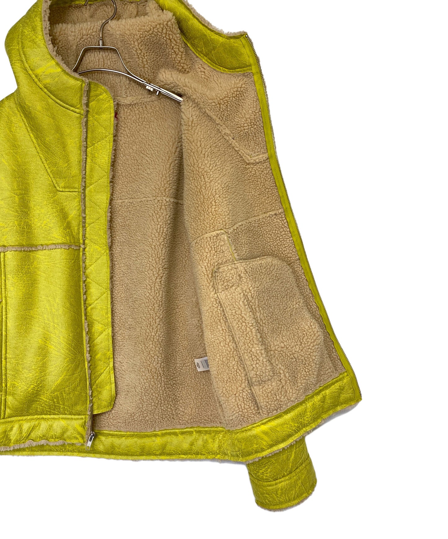 [Pre-owned] SUPREME Faux Shearling Hooded Jacket