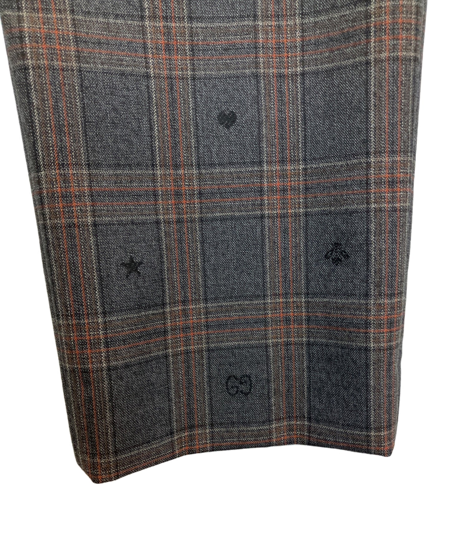 [Pre-owned] GUCCI Symbols Check Wool Pants 598637 ZAC6Q