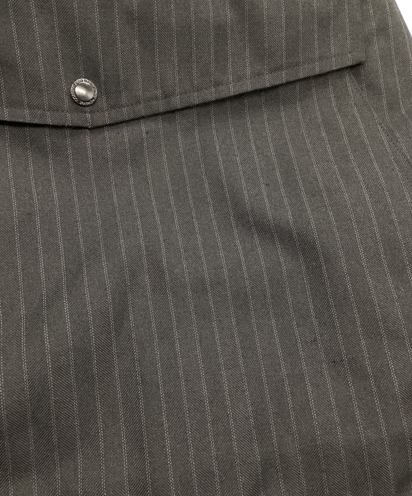 [Pre-owned] COMME des GARCONS HOMME Ester Ramie Herringbone and Nylon Asser Anorak Parka HM-J004