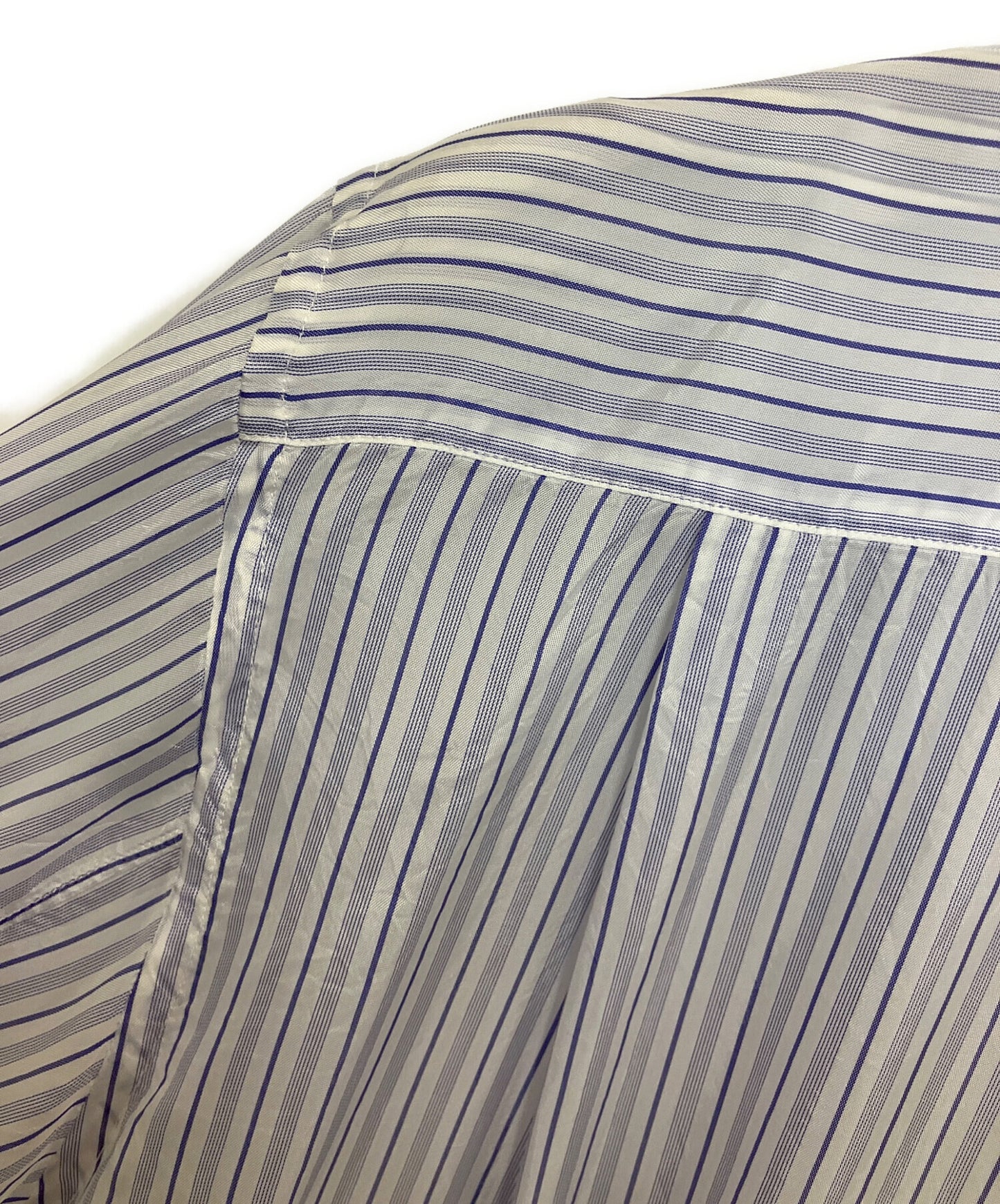 [Pre-owned] COMME des GARCONS SHIRT No collar pullover stripe shirt S27048