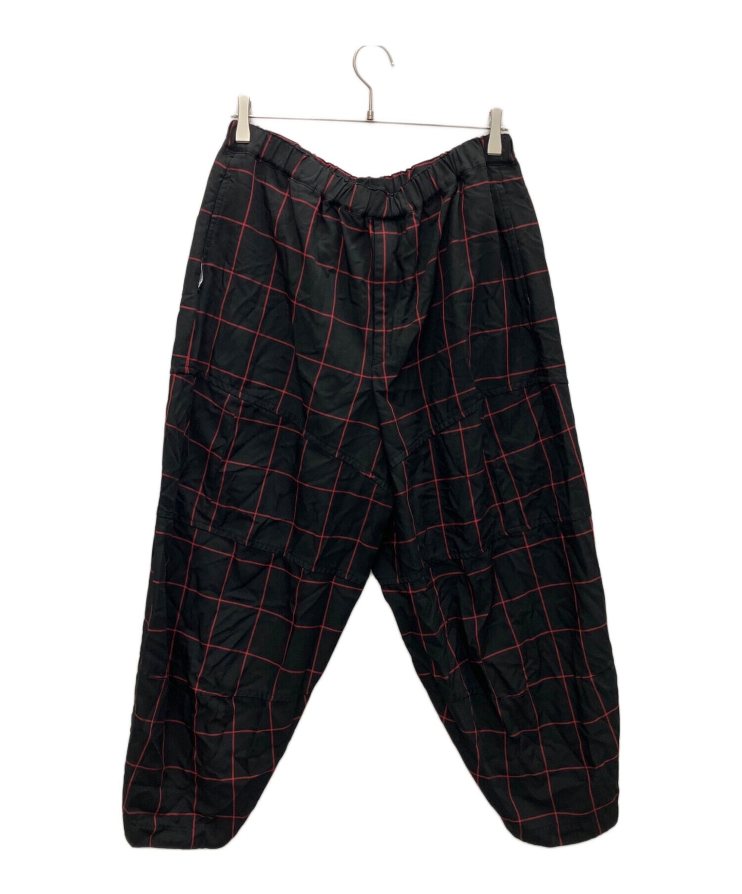 [Pre-owned] BLACK COMME des GARCONS loose-fitting pants with an elastic or drawcord waist 1L-P001/AD2023