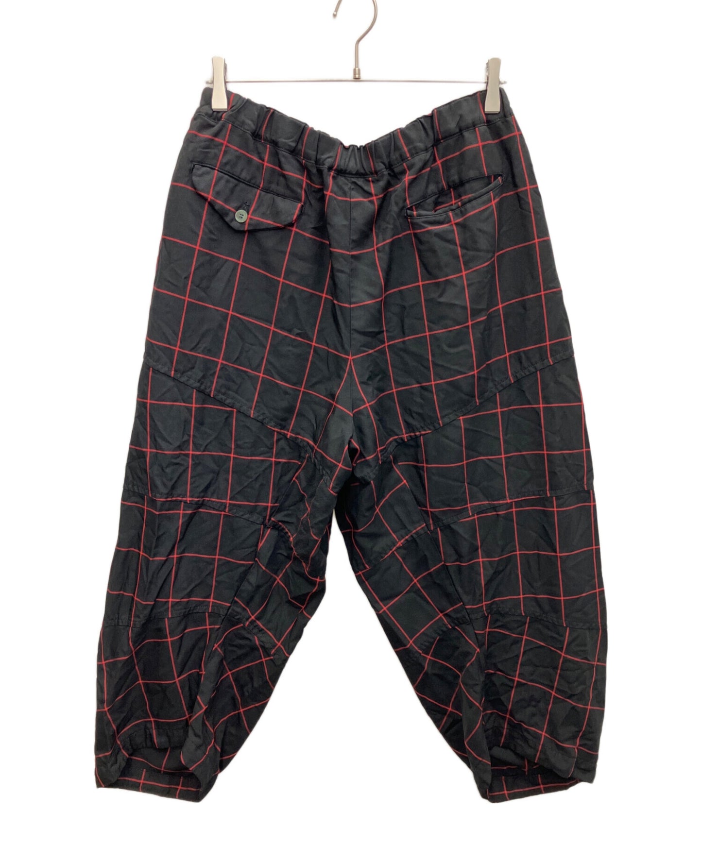 [Pre-owned] BLACK COMME des GARCONS loose-fitting pants with an elastic or drawcord waist 1L-P001/AD2023