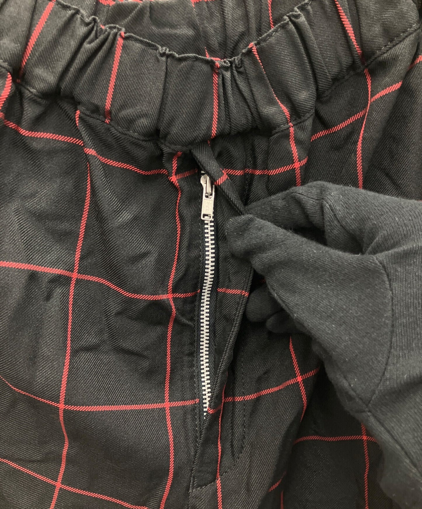 [Pre-owned] BLACK COMME des GARCONS loose-fitting pants with an elastic or drawcord waist 1L-P001/AD2023