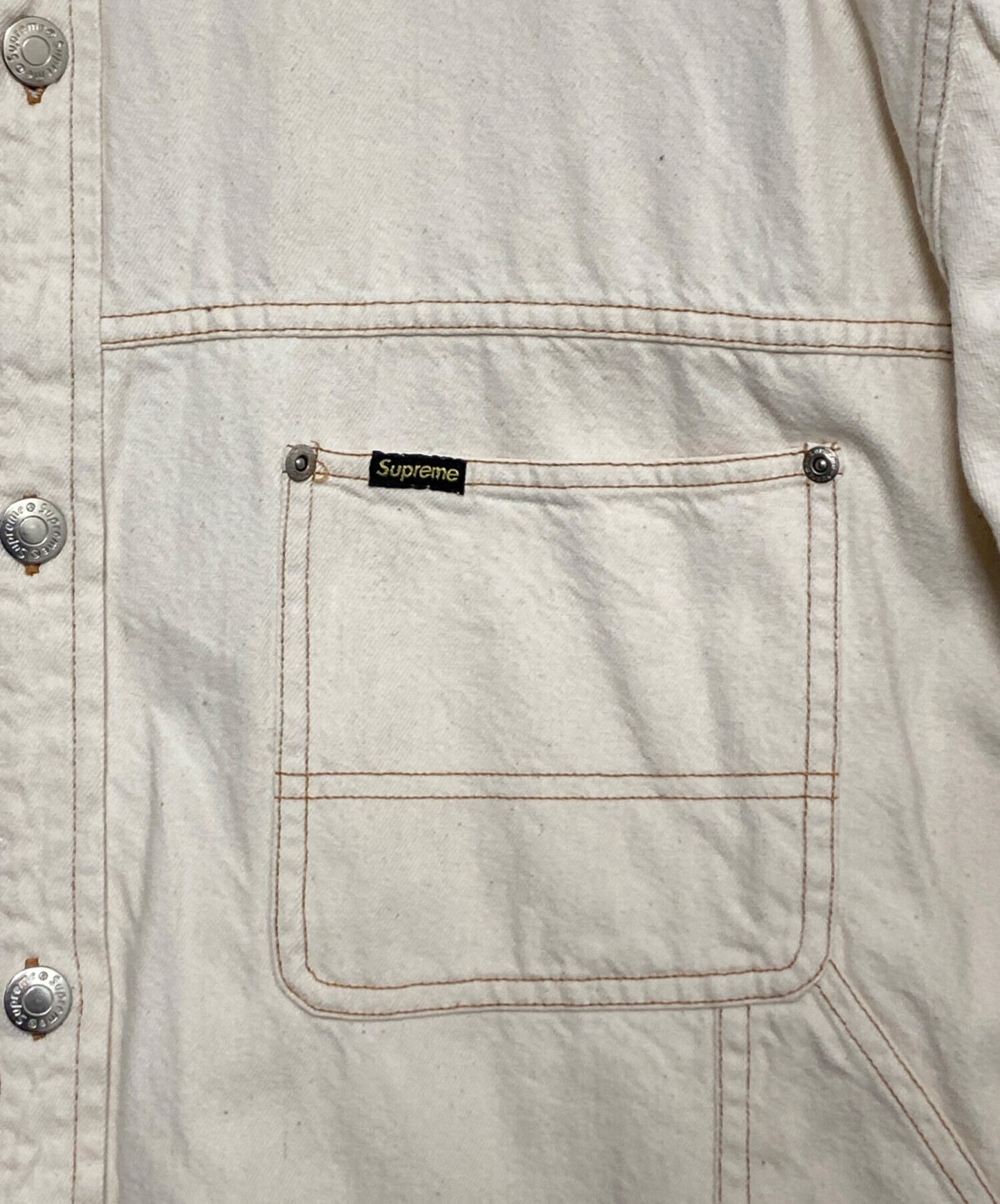 [Pre-owned] SUPREME Denim Painter Shirt