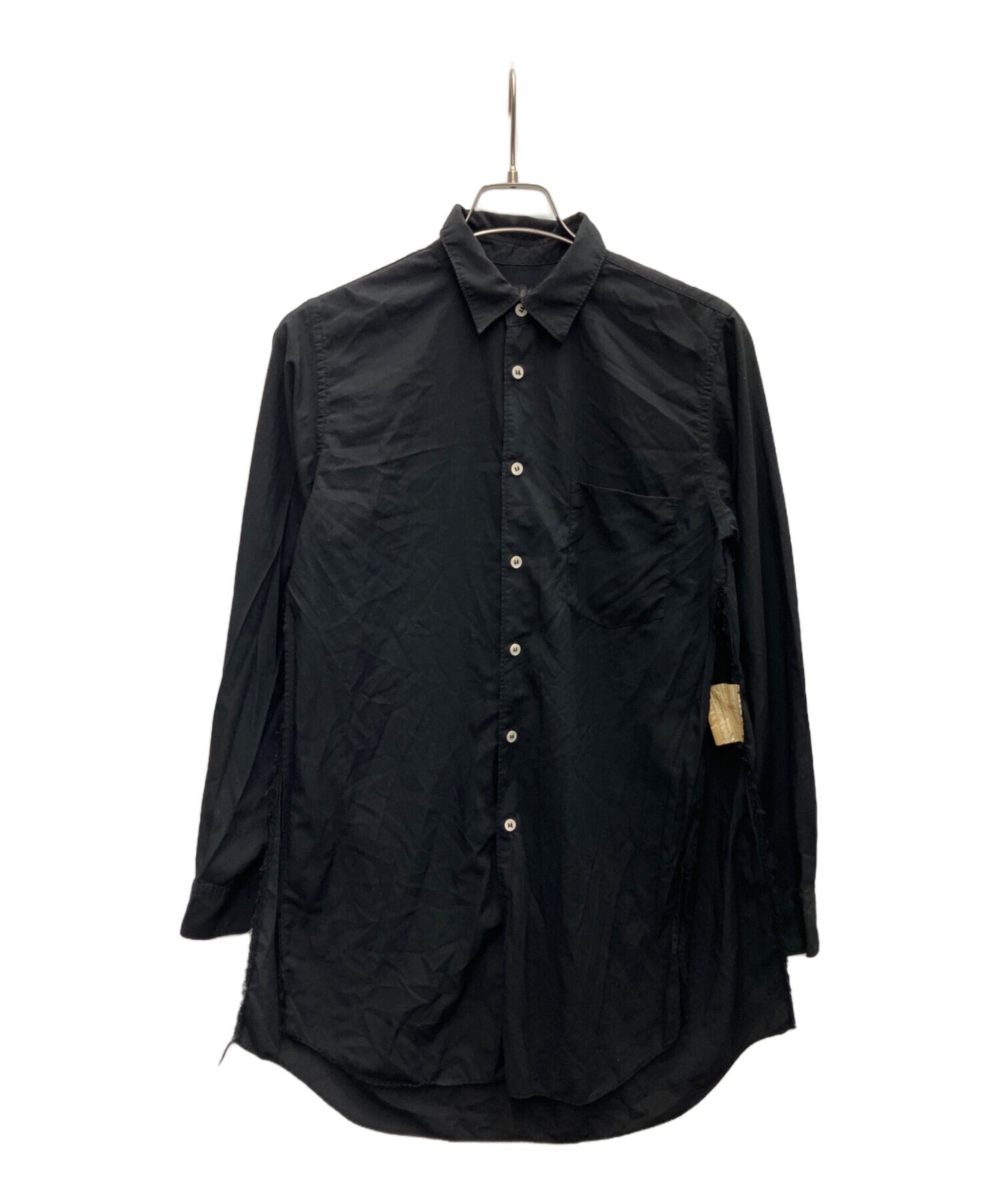 [Pre-owned] BLACK COMME des GARCONS side-slit shirt 1M-B018/AD2023