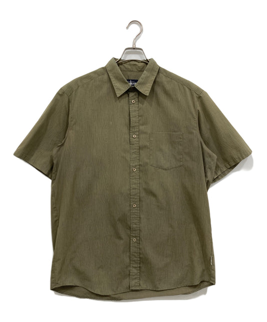[Pre-owned] stussy wood grain pattern shirt
