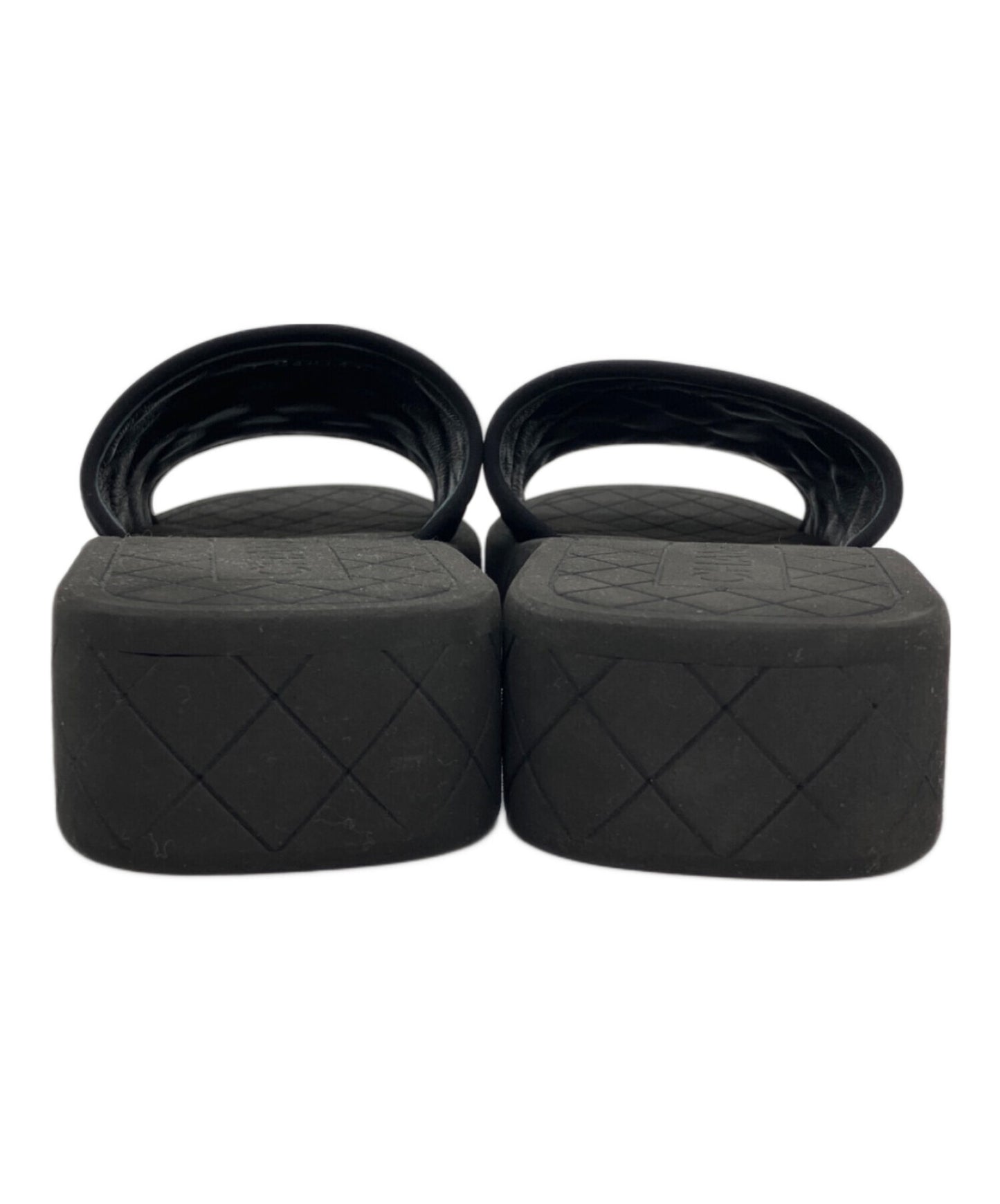 [Pre-owned] CHANEL Coco mark slide sandal T G40144