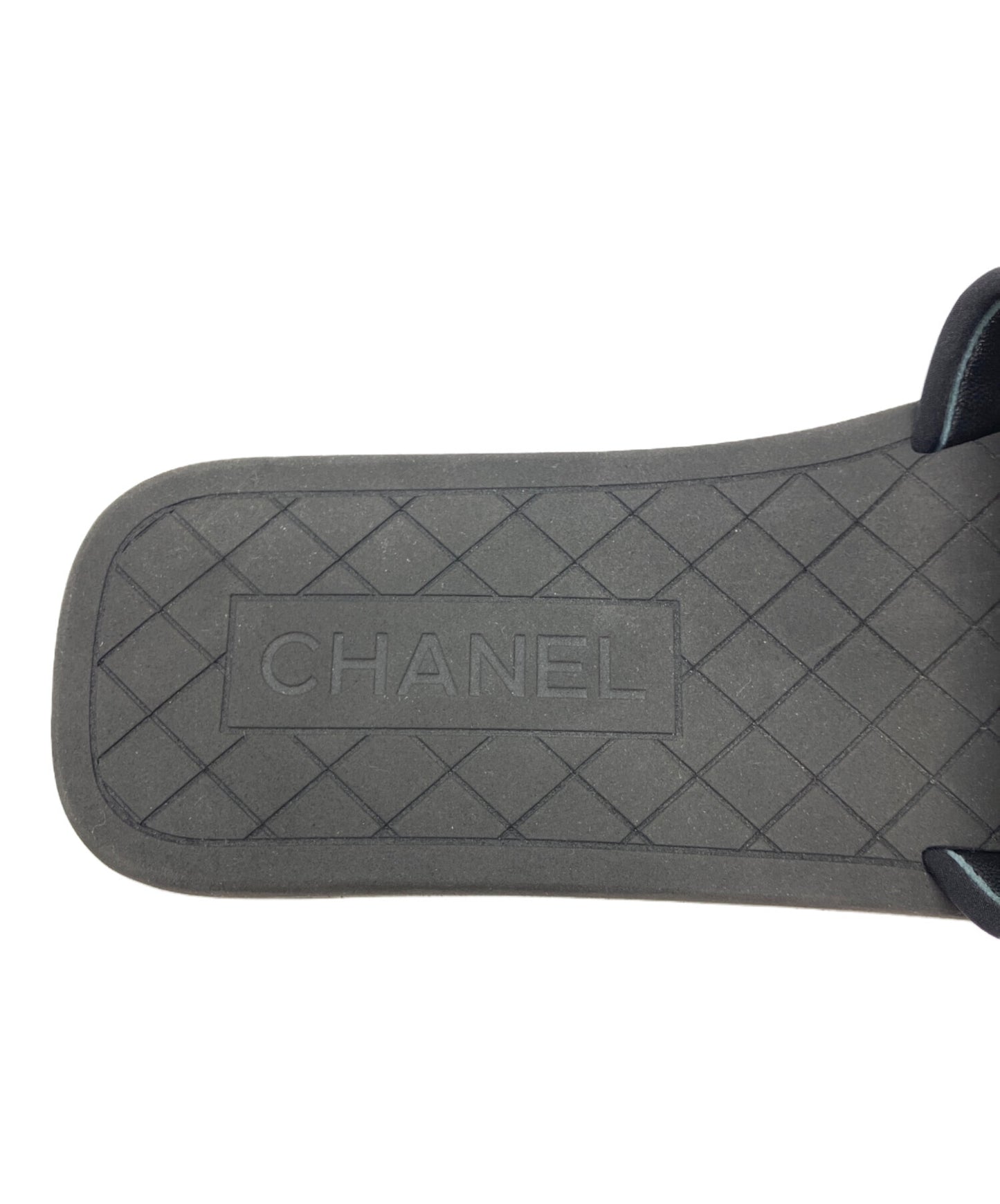 [Pre-owned] CHANEL Coco mark slide sandal T G40144