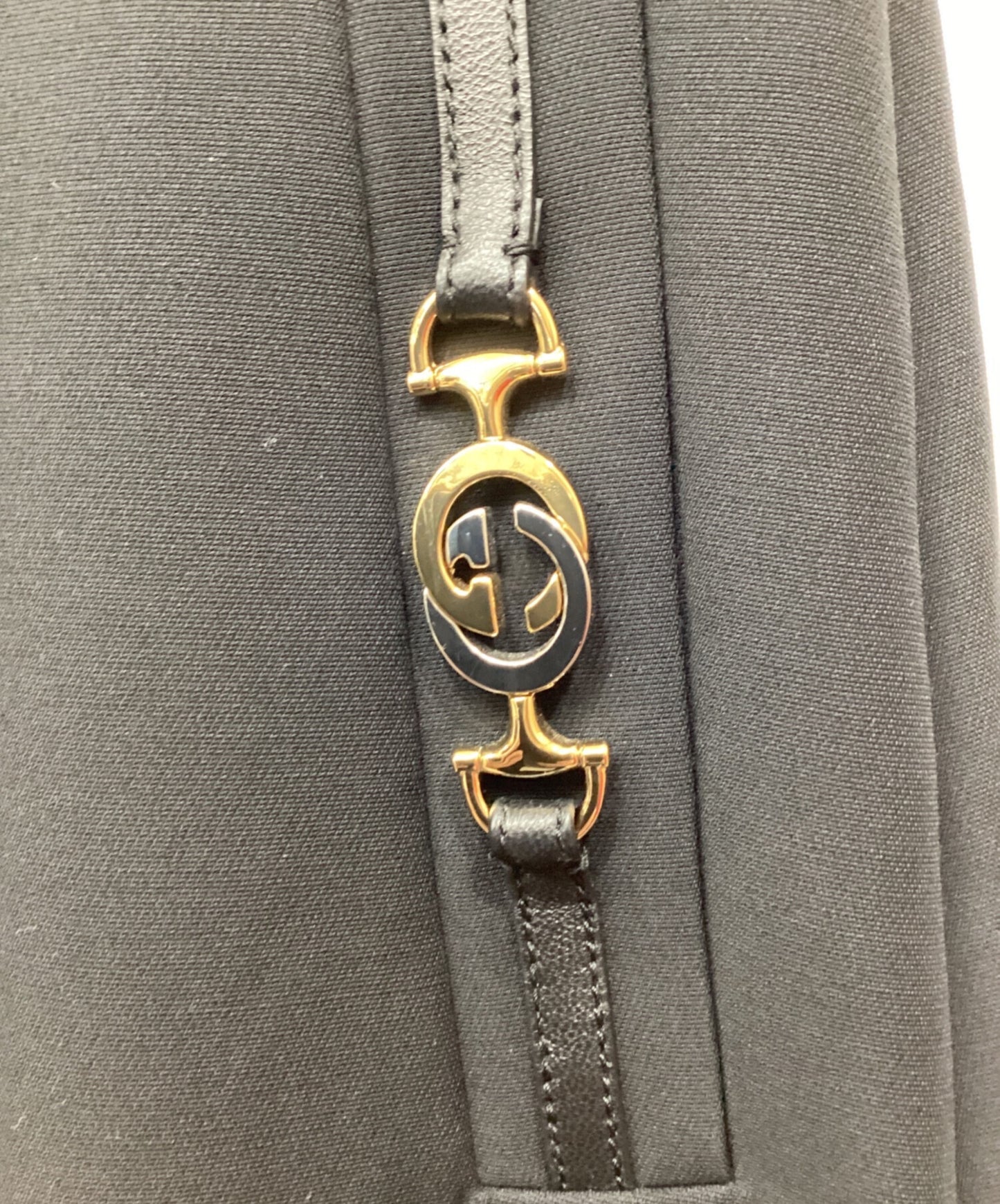 [Pre-owned] GUCCI Interlocking Silk Wool Skirt 603337