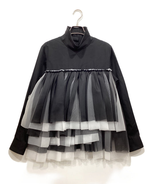 [Pre-owned] COMME des GARCONS Sheer Tiered Switched Shirt GJ-B010/AD2022