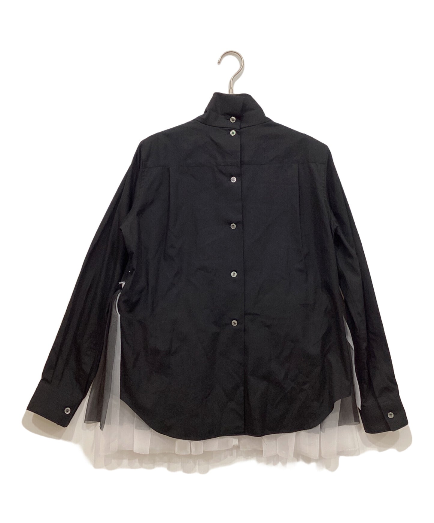 [Pre-owned] COMME des GARCONS Sheer Tiered Switched Shirt GJ-B010/AD2022