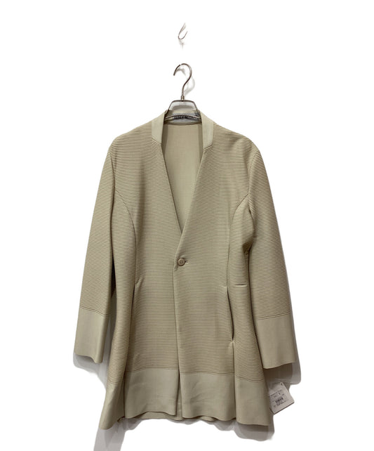 [Pre-owned] ISSEY MIYAKE Pinstripe knit blazer IM33-KD297-40