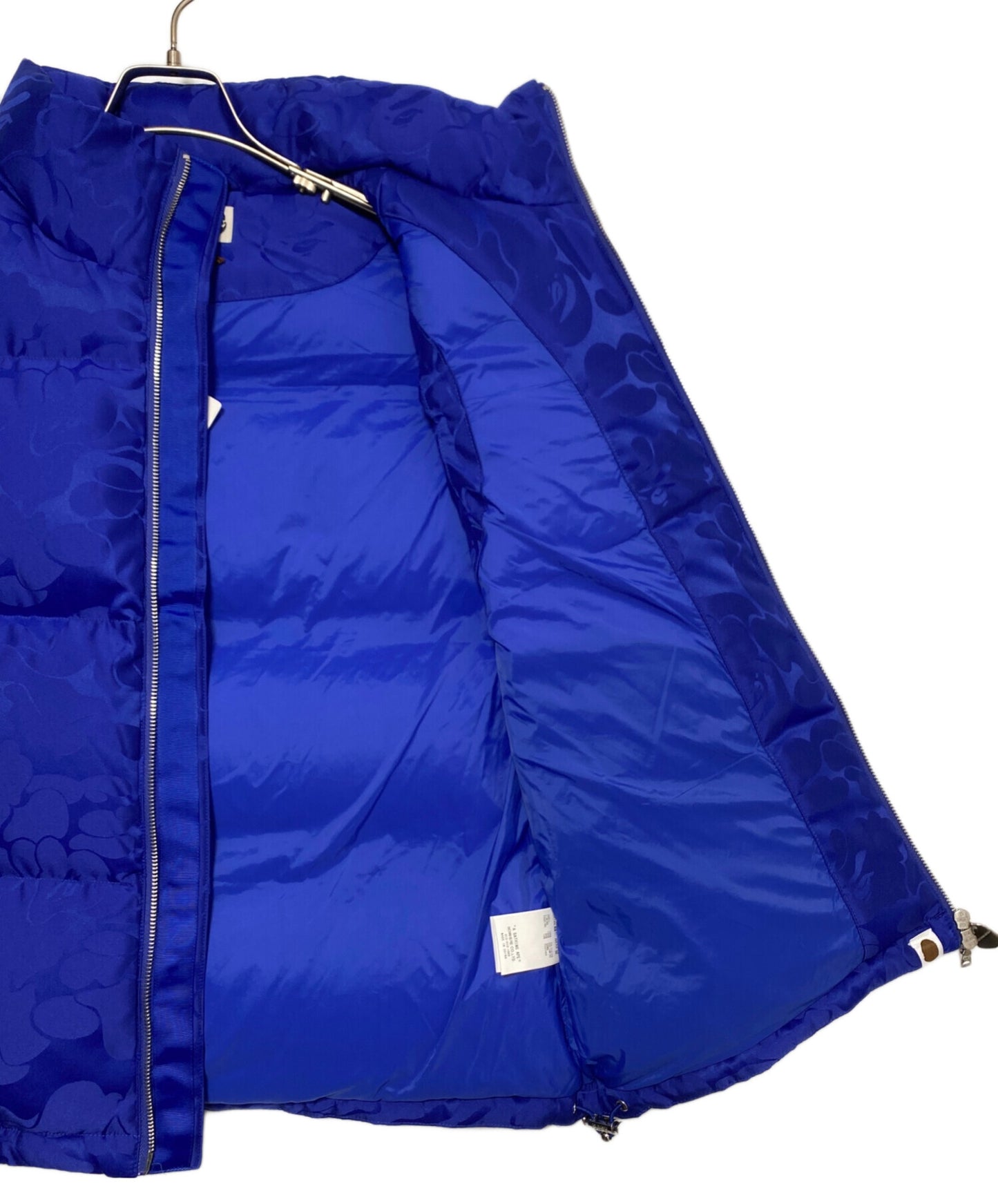 [Pre-owned] A BATHING APE TONAL SOLID CAMO PUFFER DOWN VEST 001DNJ801058I