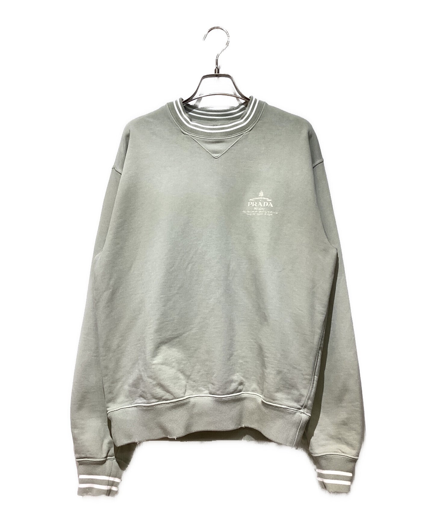 [Pre-owned] PRADA Faded finish sweatshirt UJL69B