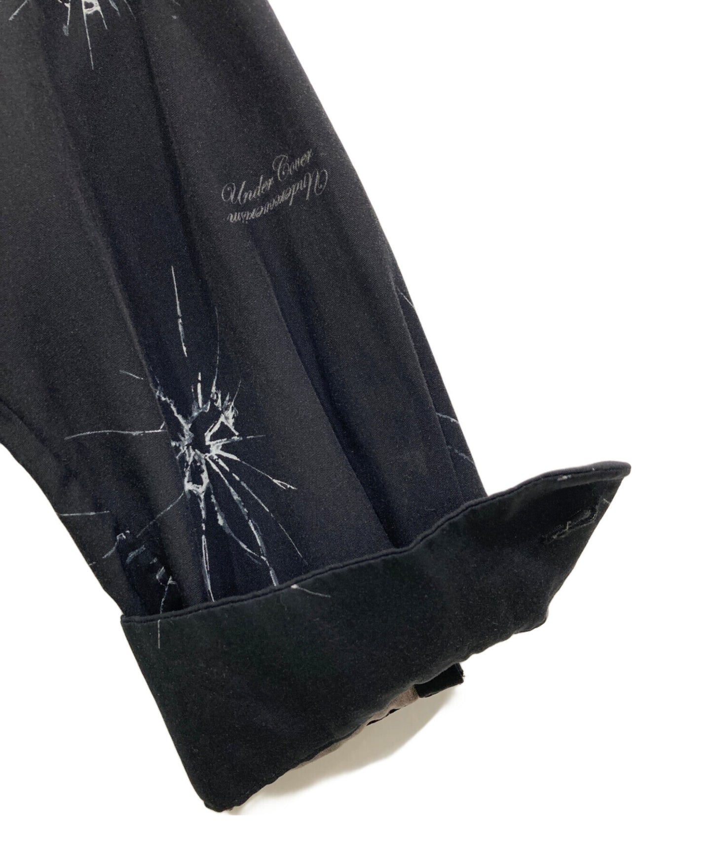 [Pre-owned] UNDERCOVER open collar tencel shirt UCY9401-2