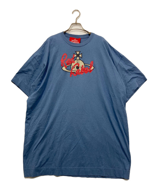 [Pre-owned] Vivienne Westwood RED LABEL Logo cut and sewn dress/ Short sleeve dress 16-12-541028