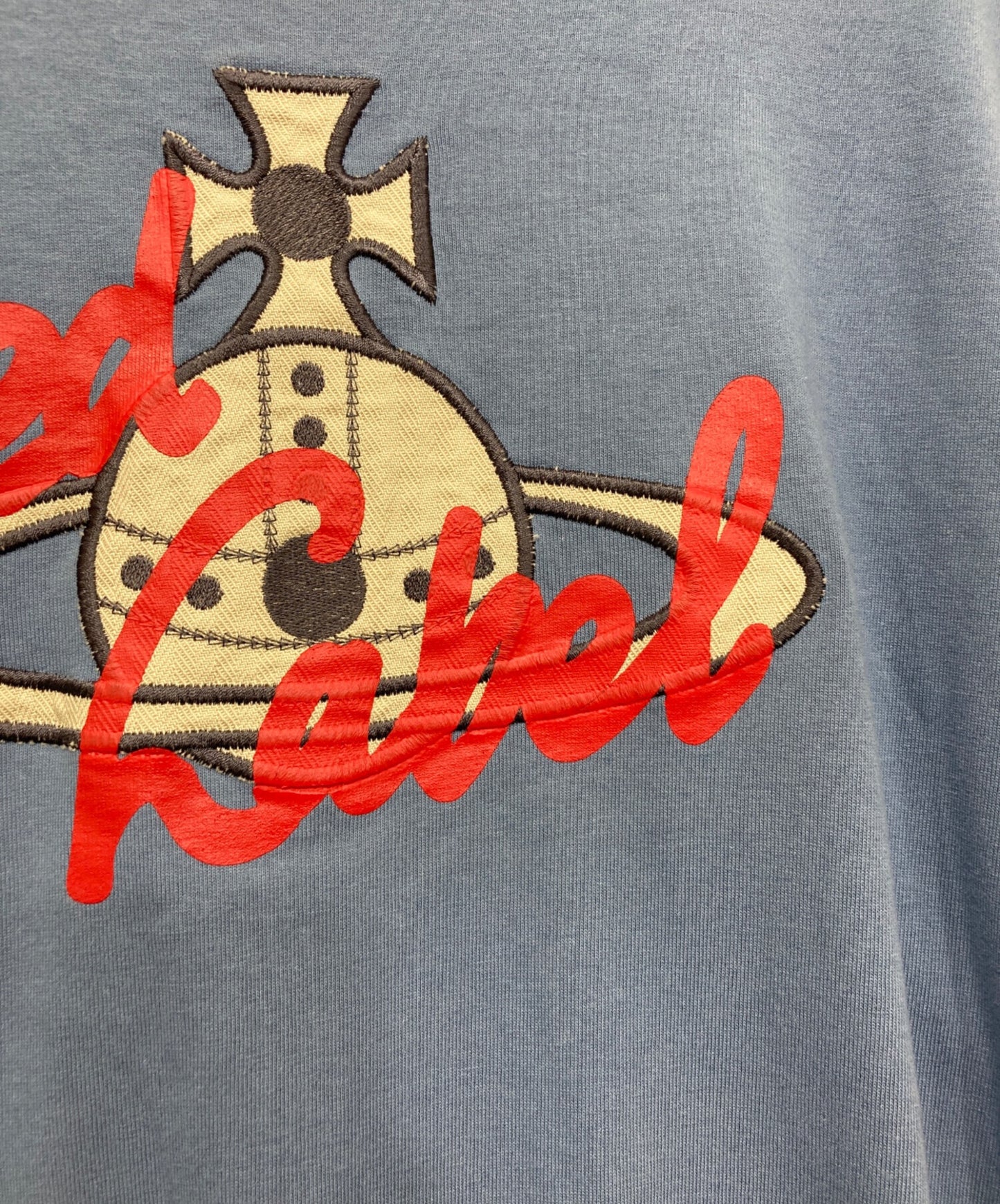 [Pre-owned] Vivienne Westwood RED LABEL Logo cut and sewn dress/ Short sleeve dress 16-12-541028