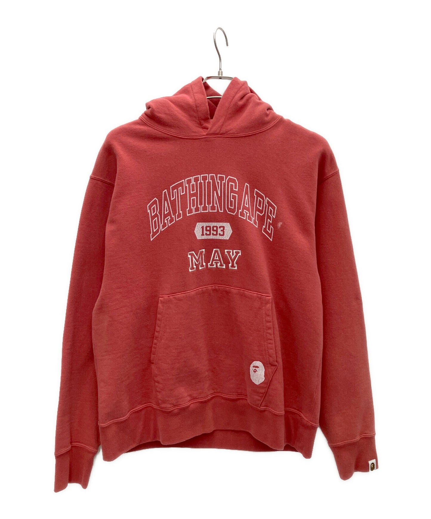[Pre-owned] A BATHING APE RELAXED FIT PULLOVER HOODIE 001PPJ301010M