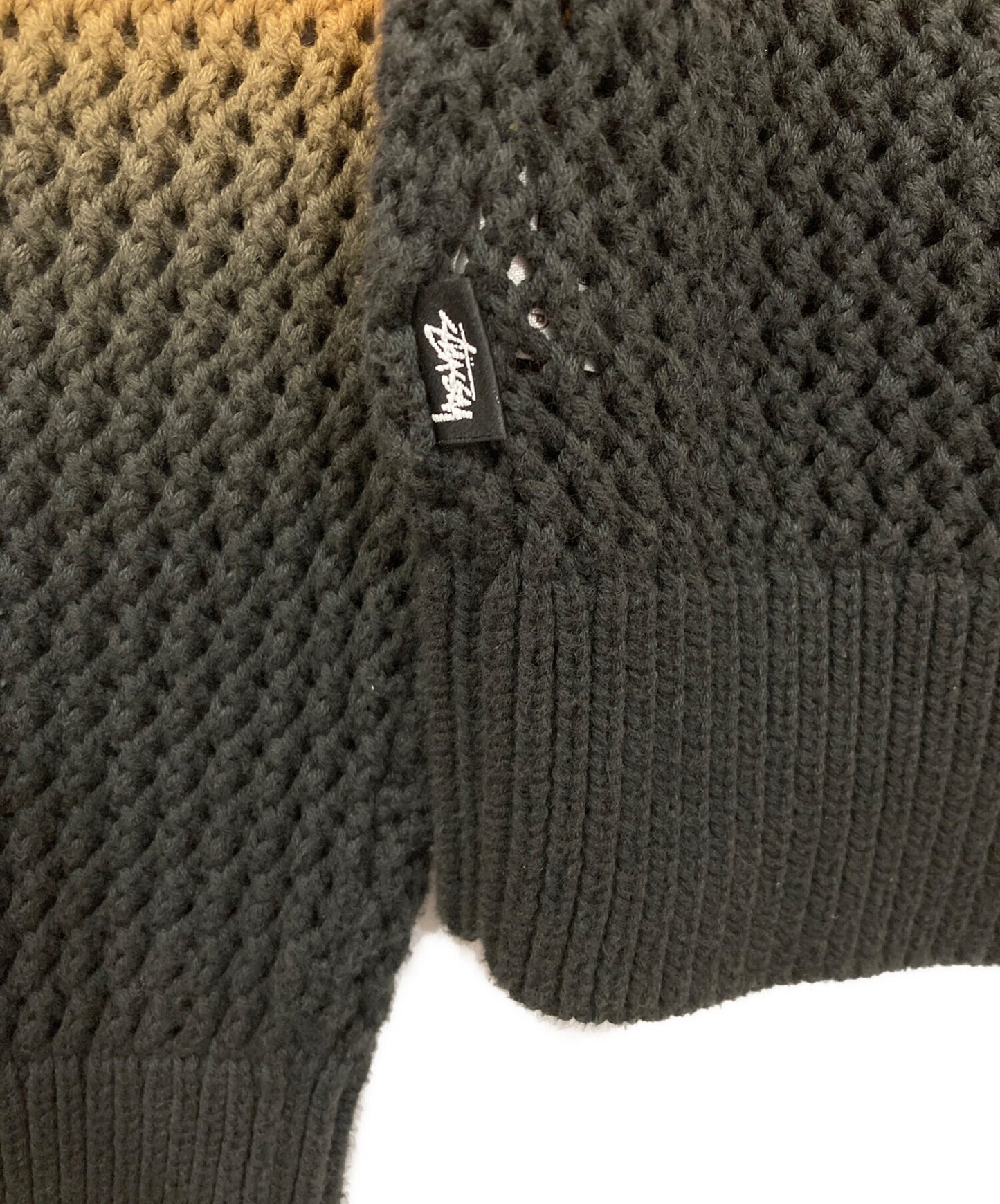 [Pre-owned] stussy Pigment Dyed Loose Gauge / Pigment Dyed Loose Gauge / Mesh Knit / Gradient Knit 117105