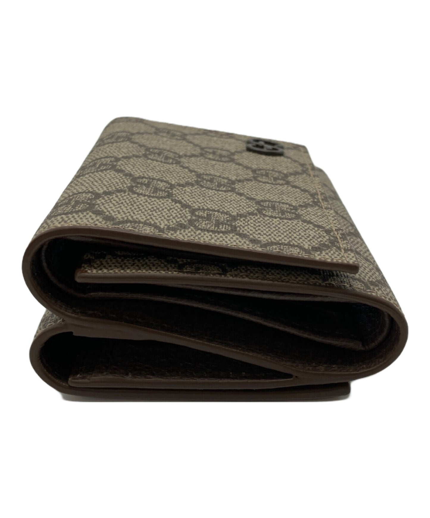 [Pre-owned] GUCCI GG Supreme Tidir Compact Wallet 769225