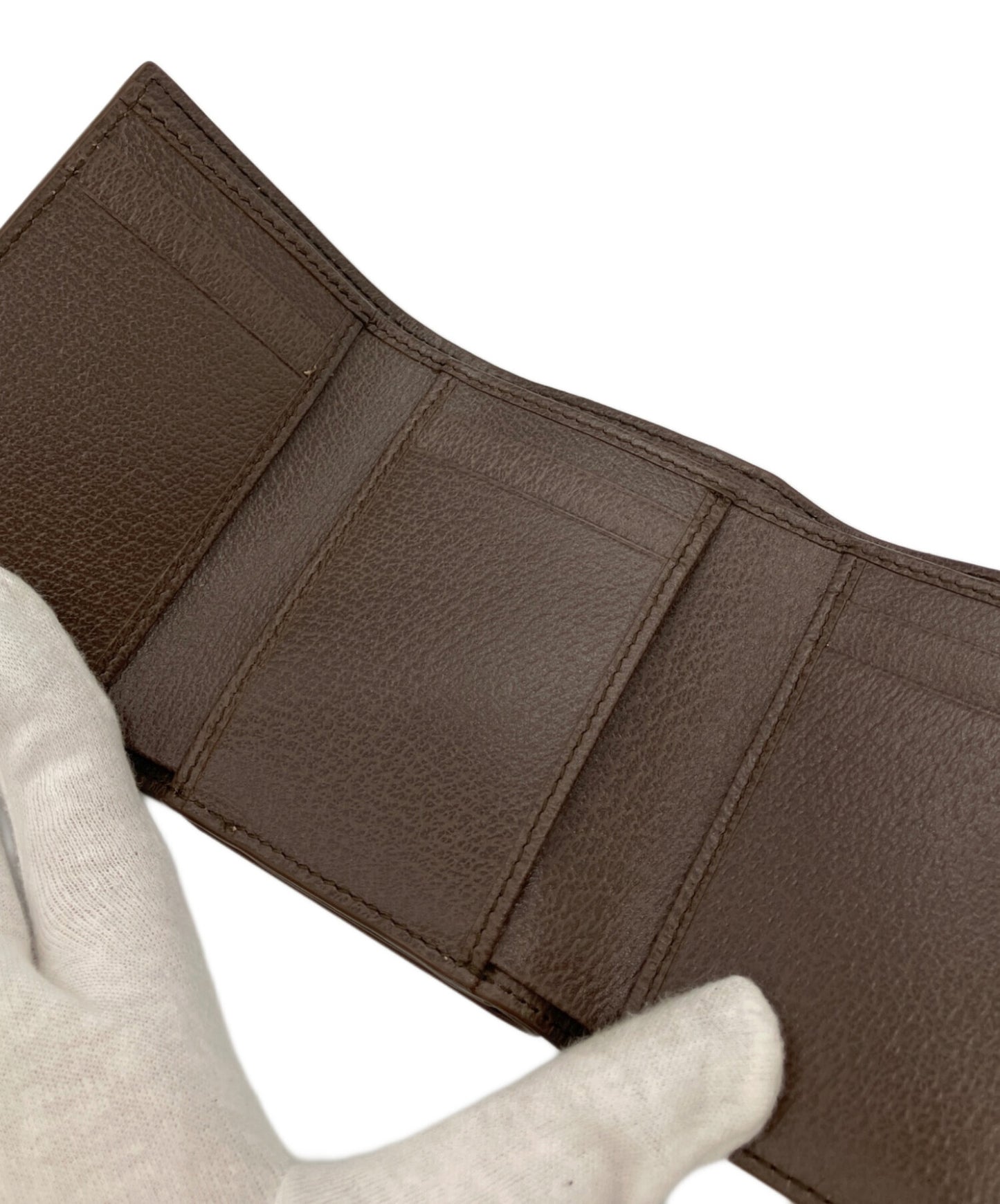 [Pre-owned] GUCCI GG Supreme Tidir Compact Wallet 769225