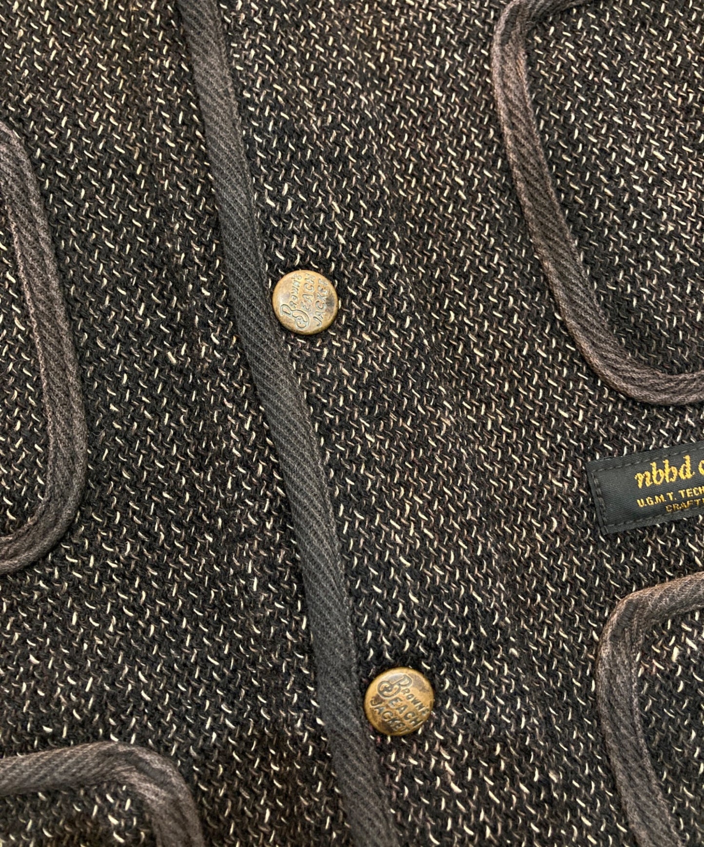 [Pre-owned] NEIGHBORHOOD BROWN'S BEACH/W-VEST 132LHBBN-JKM02