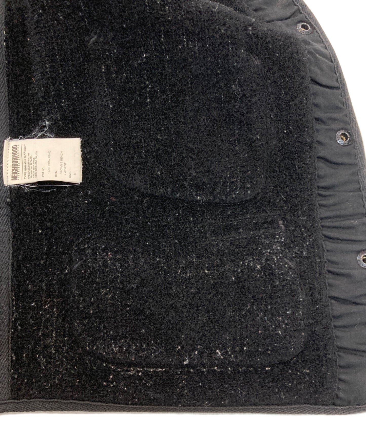 [Pre-owned] NEIGHBORHOOD BROWN'S BEACH/W-VEST 132LHBBN-JKM02