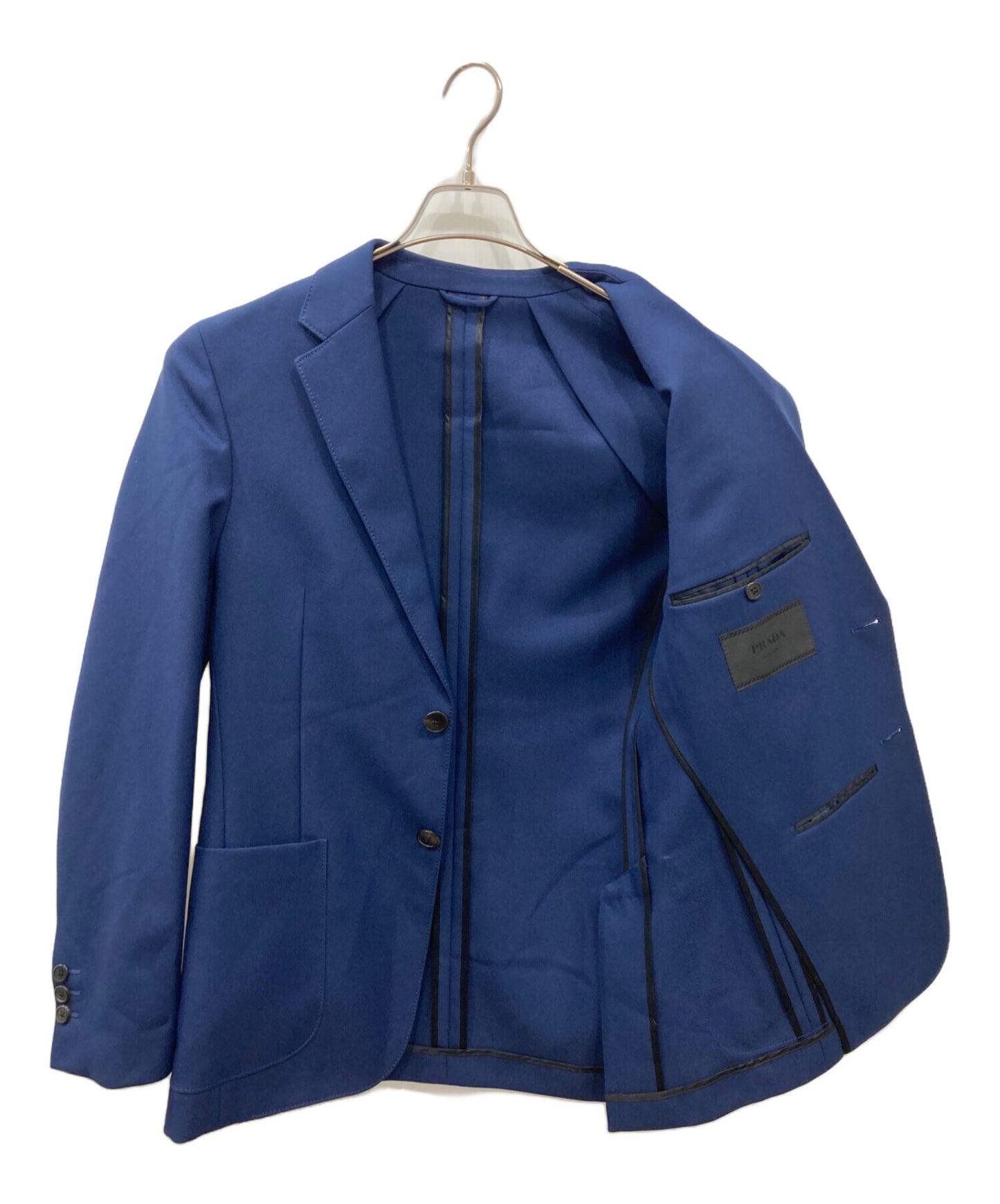 [Pre-owned] PRADA Logo Patch 2B Single Jacket UGF003